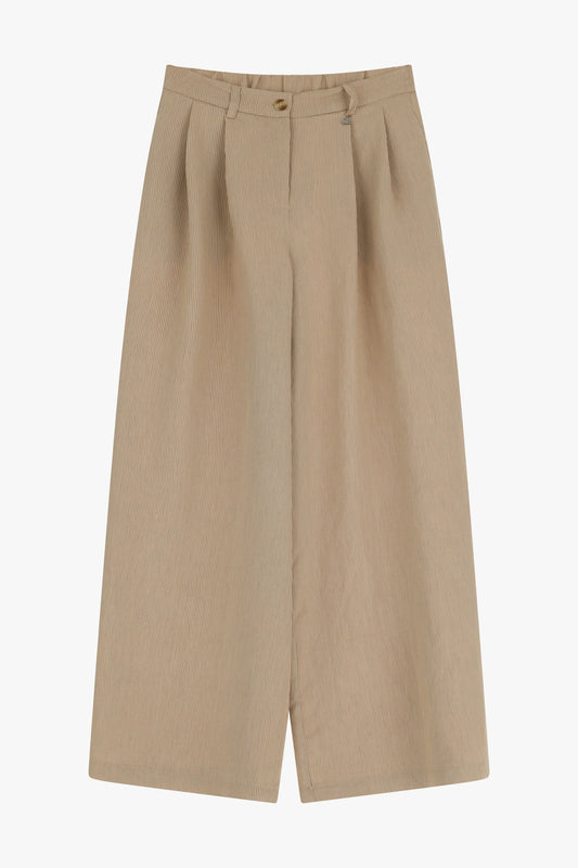 Camel Fine Stripe Pant