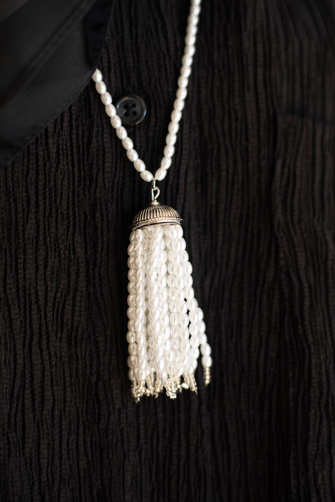 Drift Pearl Tassel Necklace