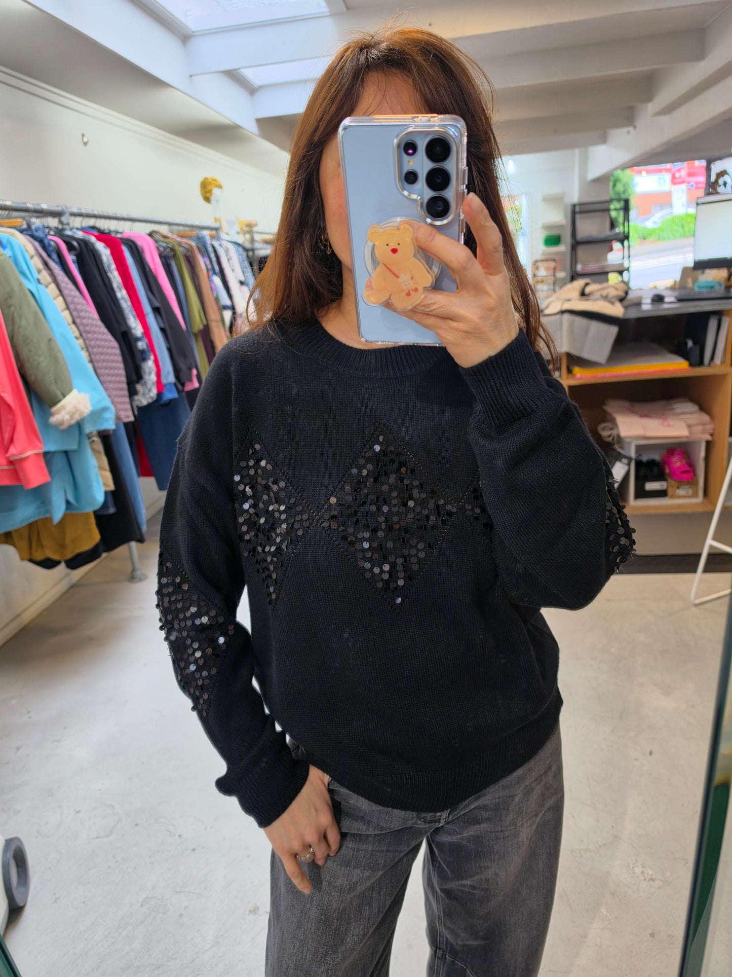 Thea Knit Black or Grey