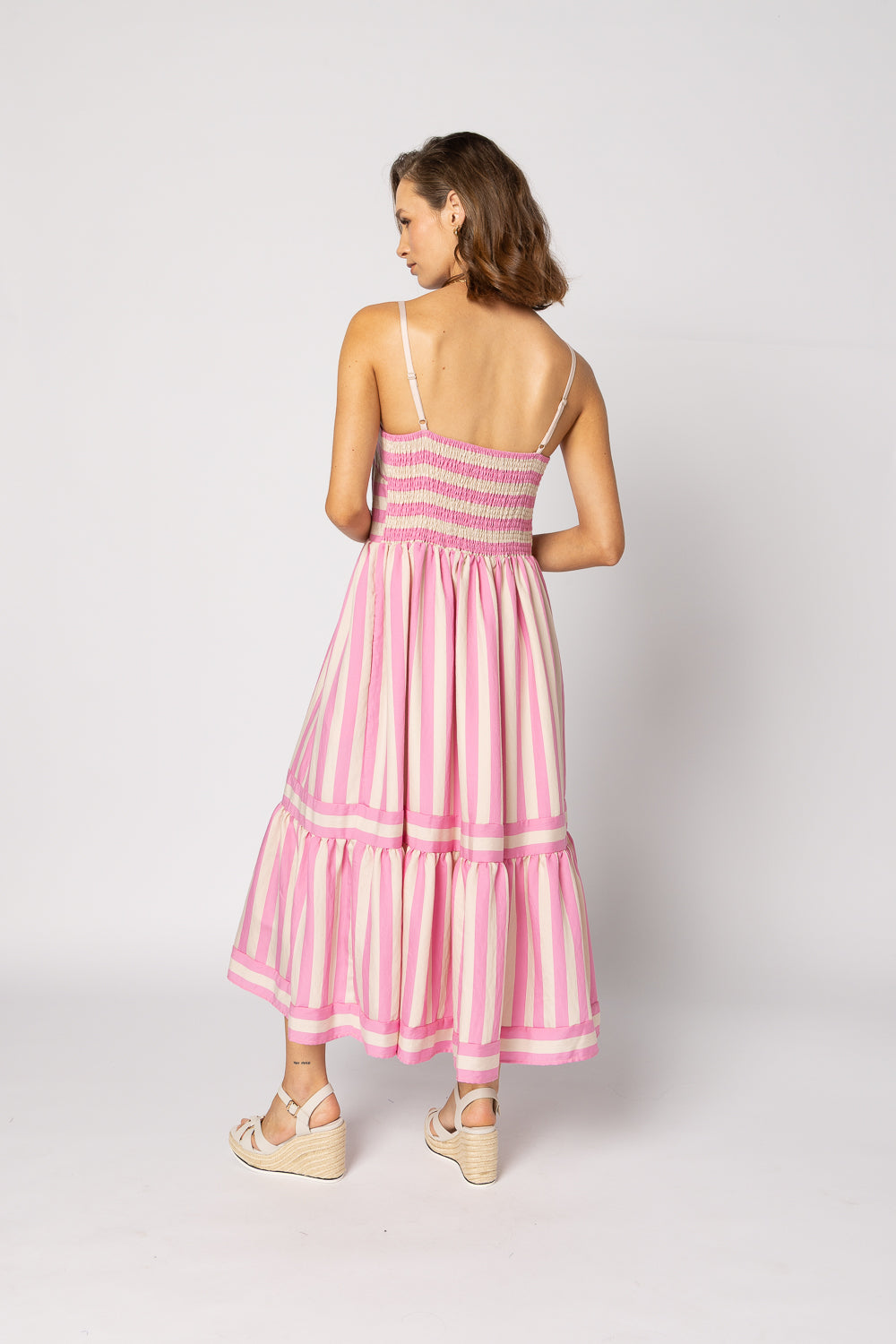 Olivia Dress Candy Stripe