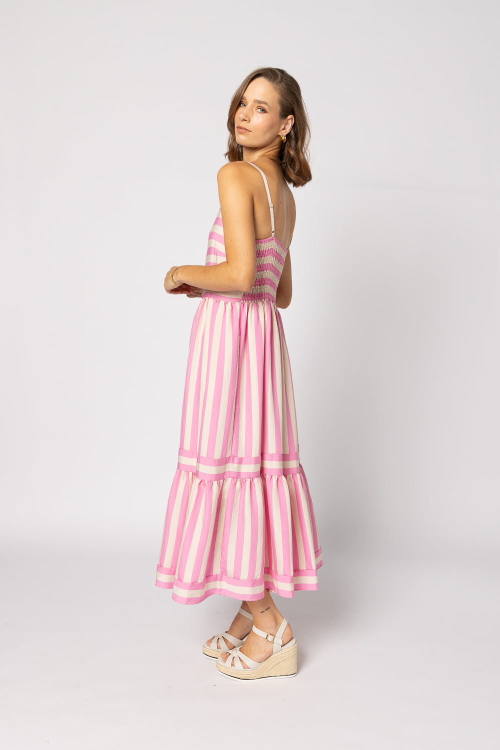 Olivia Dress Candy Stripe
