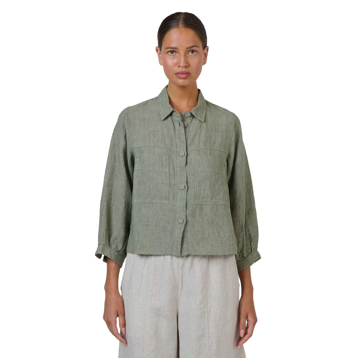 Linen Jacket Artichoke