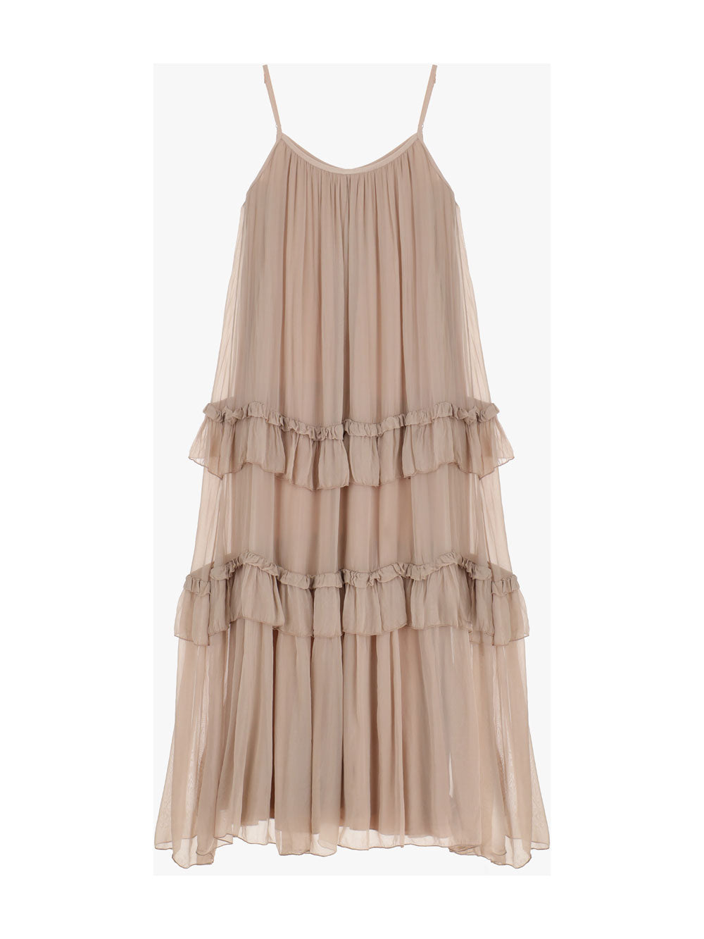 Tiered Soft Pink Dress