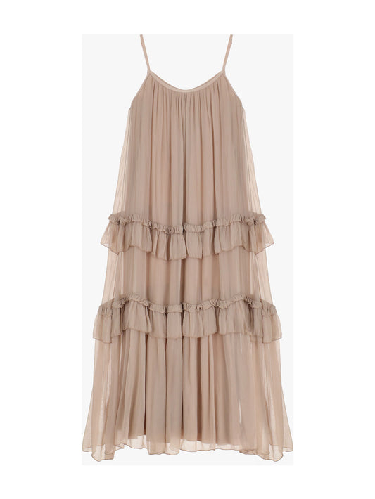 Tiered Soft Pink Dress