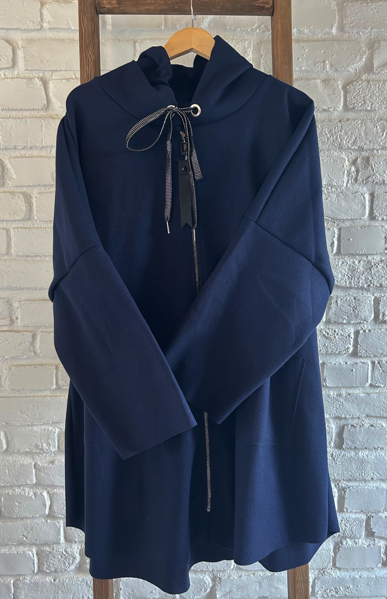 Addison Hood Jacket | Navy