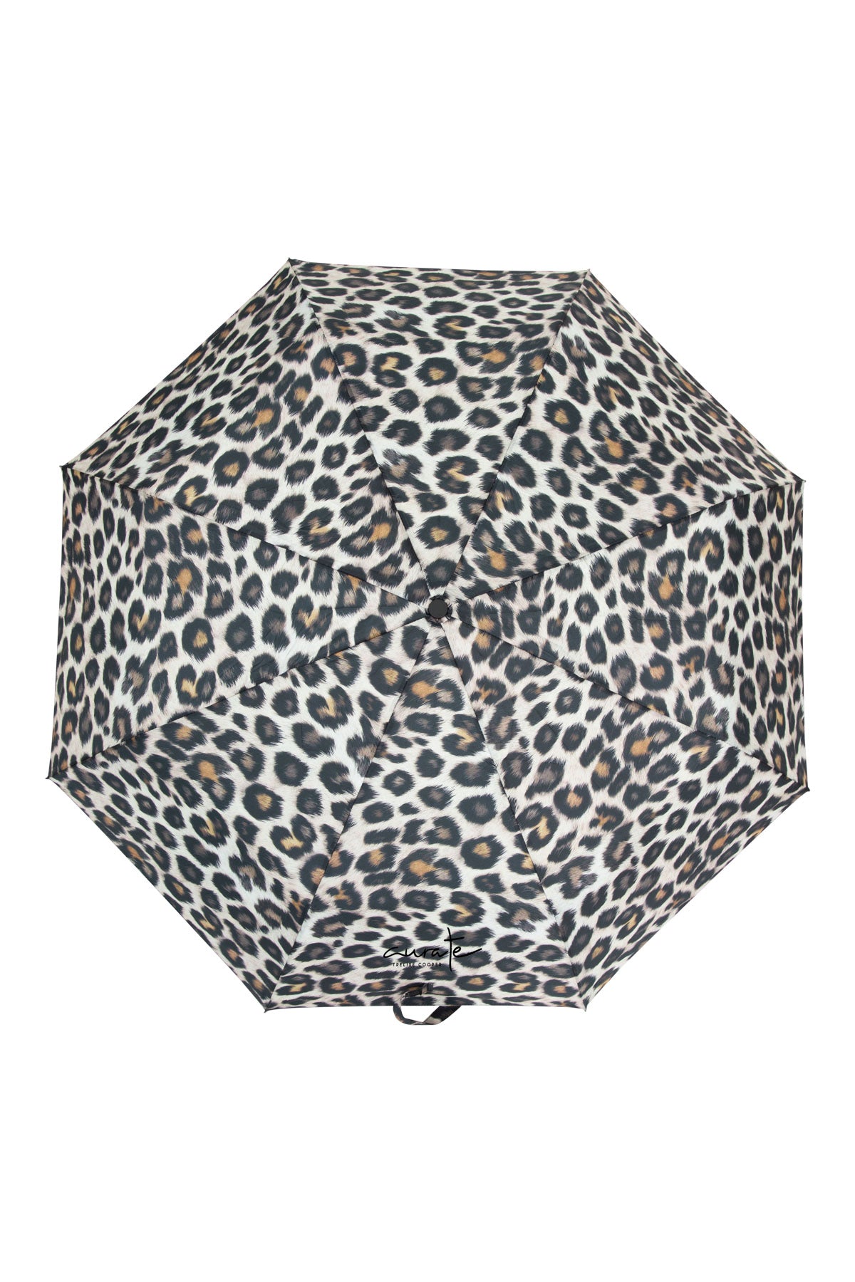 Curate Rain or Shine leopard print umbrella