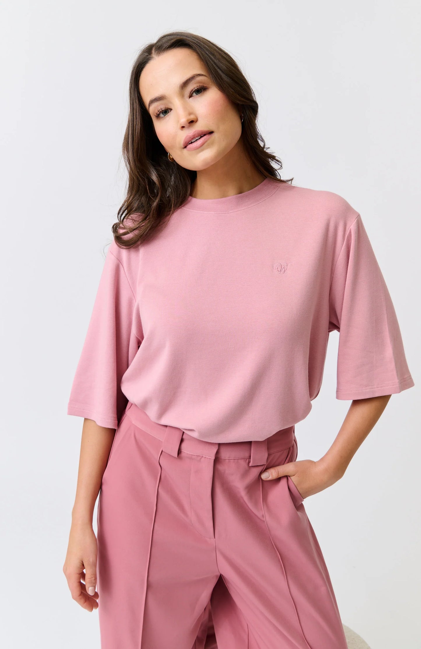 Solana Tee Dusty Pink