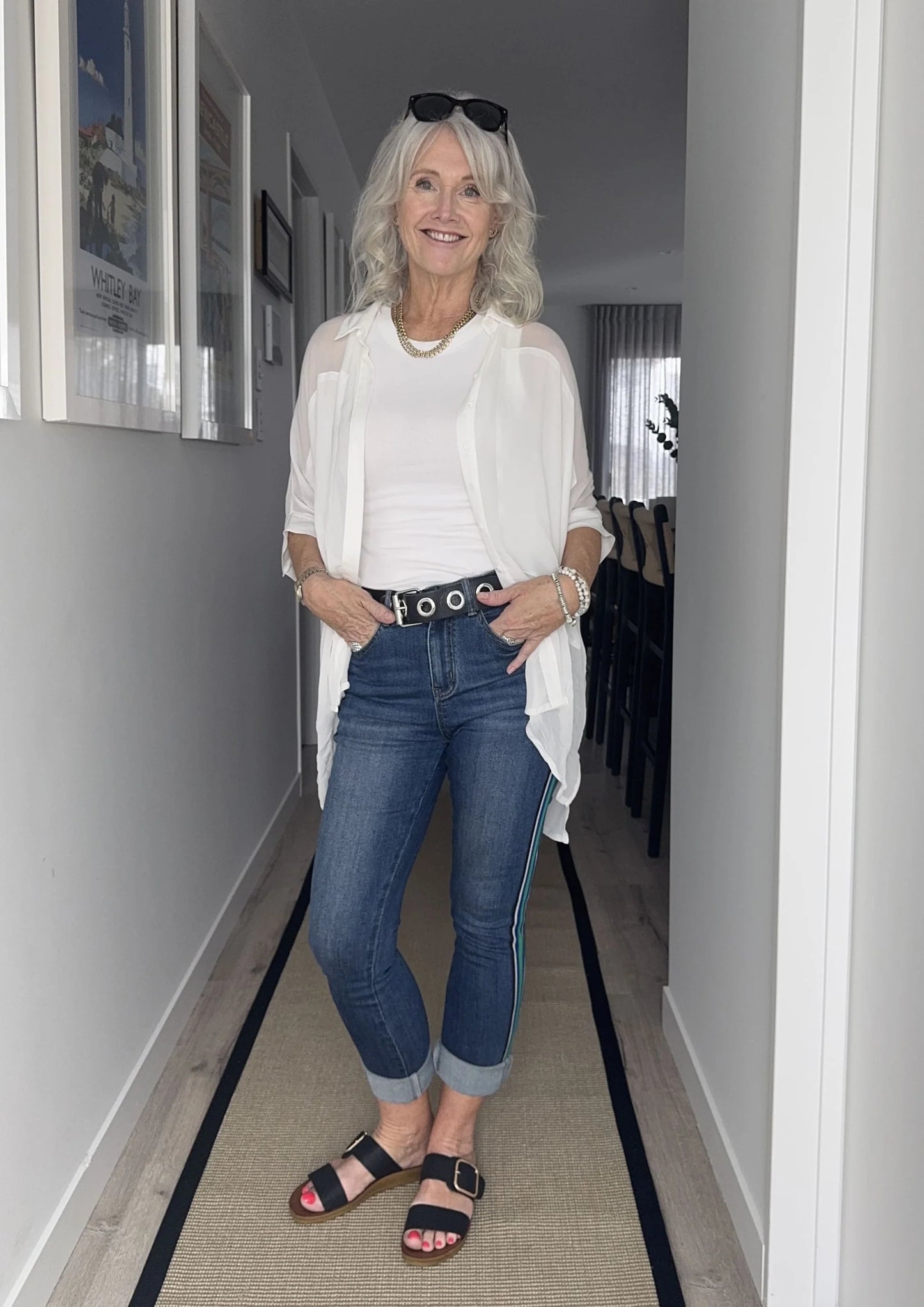 Greta Top white