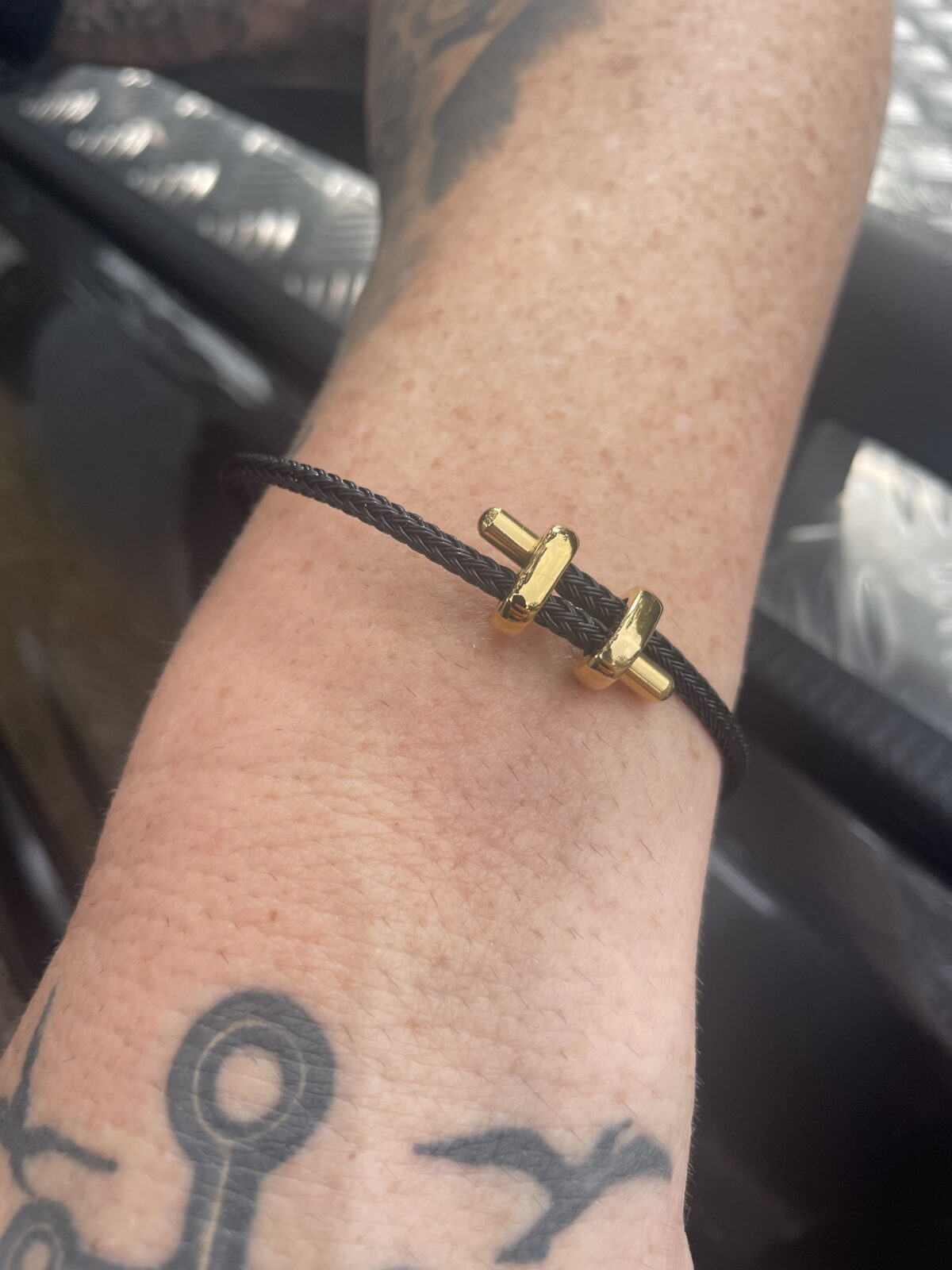 Unisex Braided Bracelet – Black