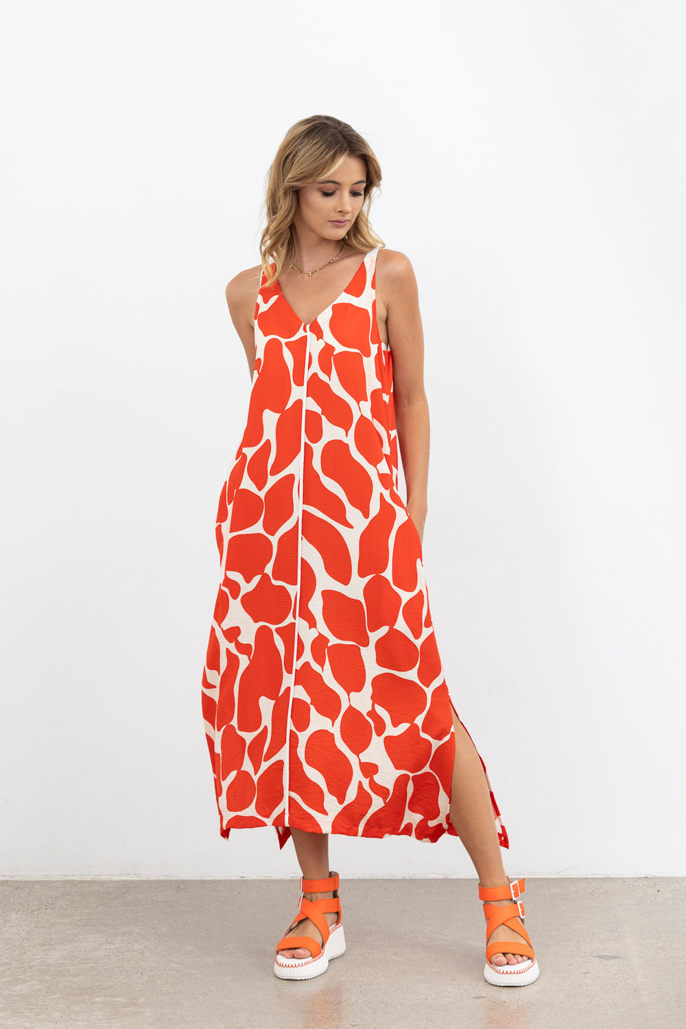 Live Life Dress Print