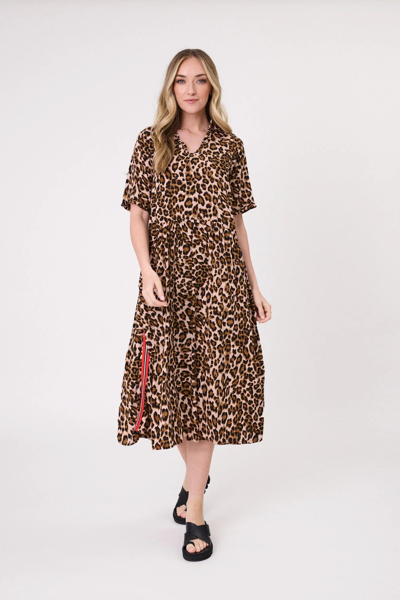 Leona Dress Leopard Print