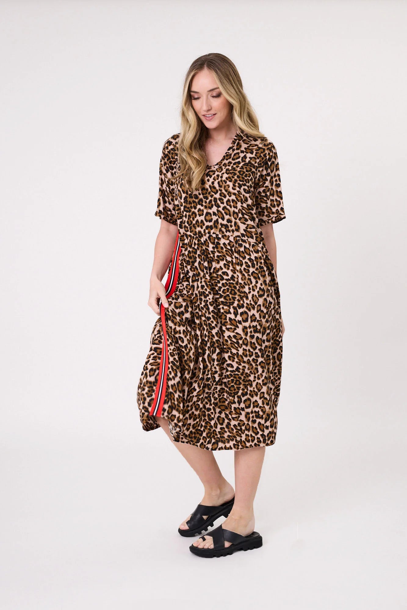 Leona Dress Leopard Print