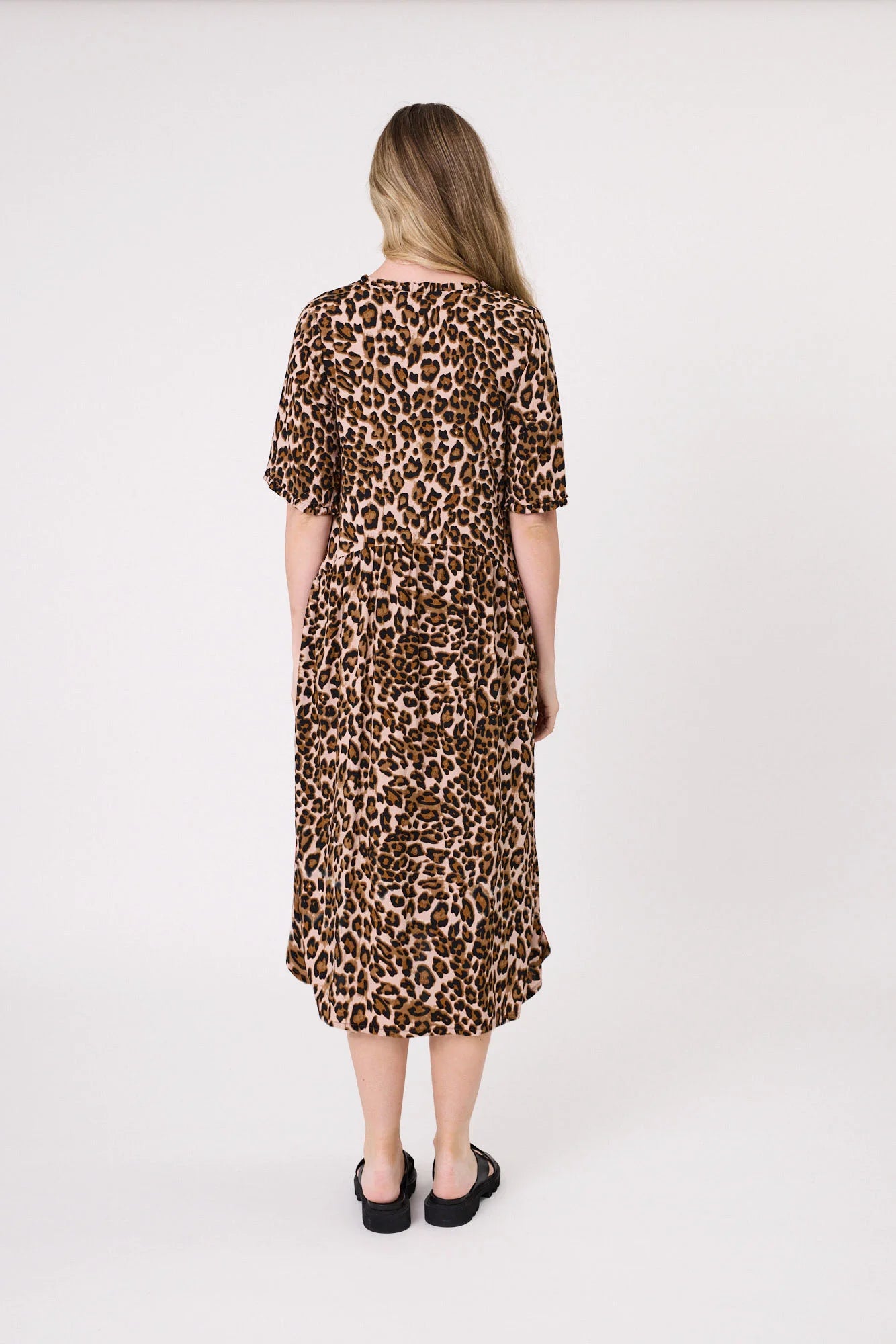 Leona Dress Leopard Print