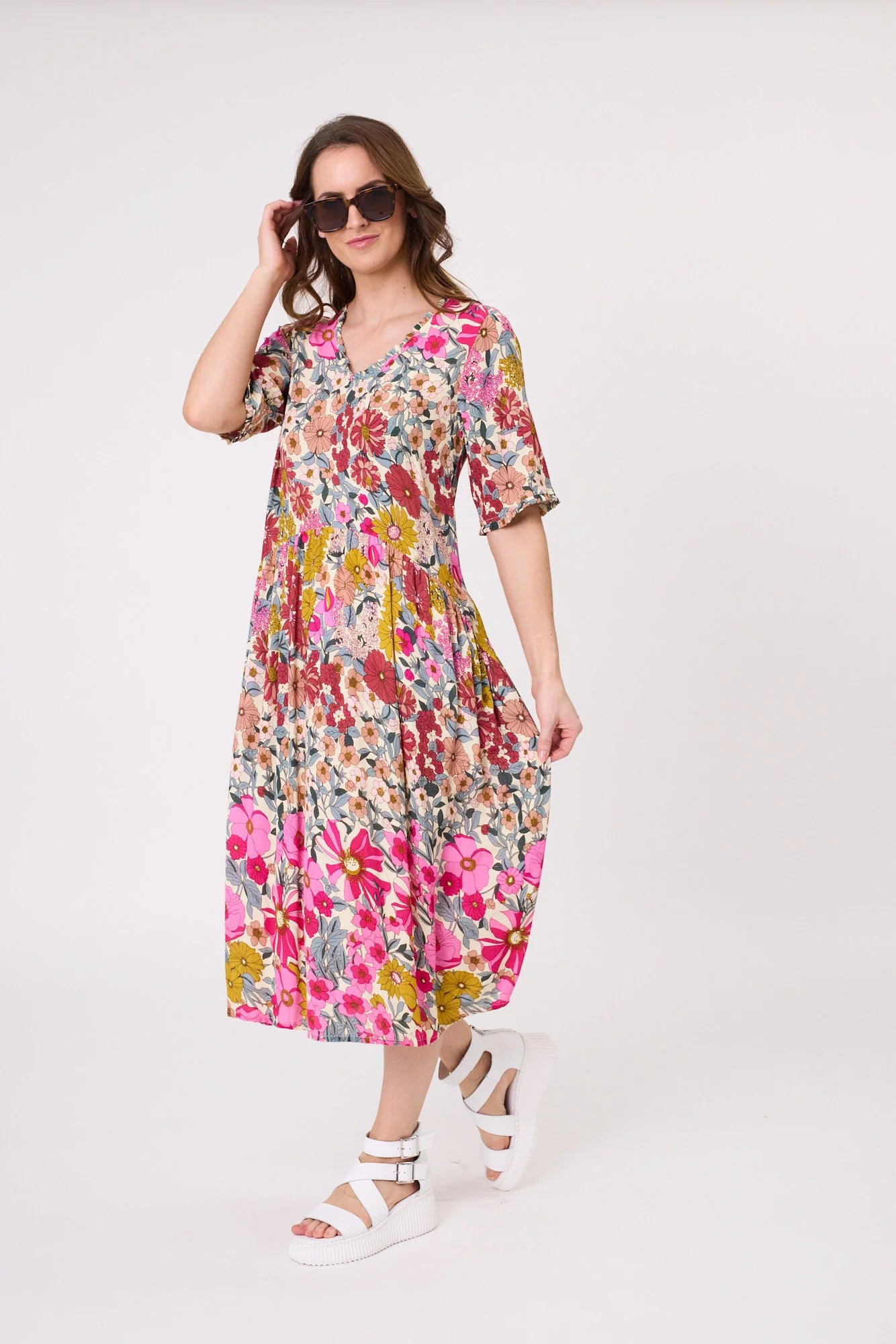 Marissa Dress Garden Print