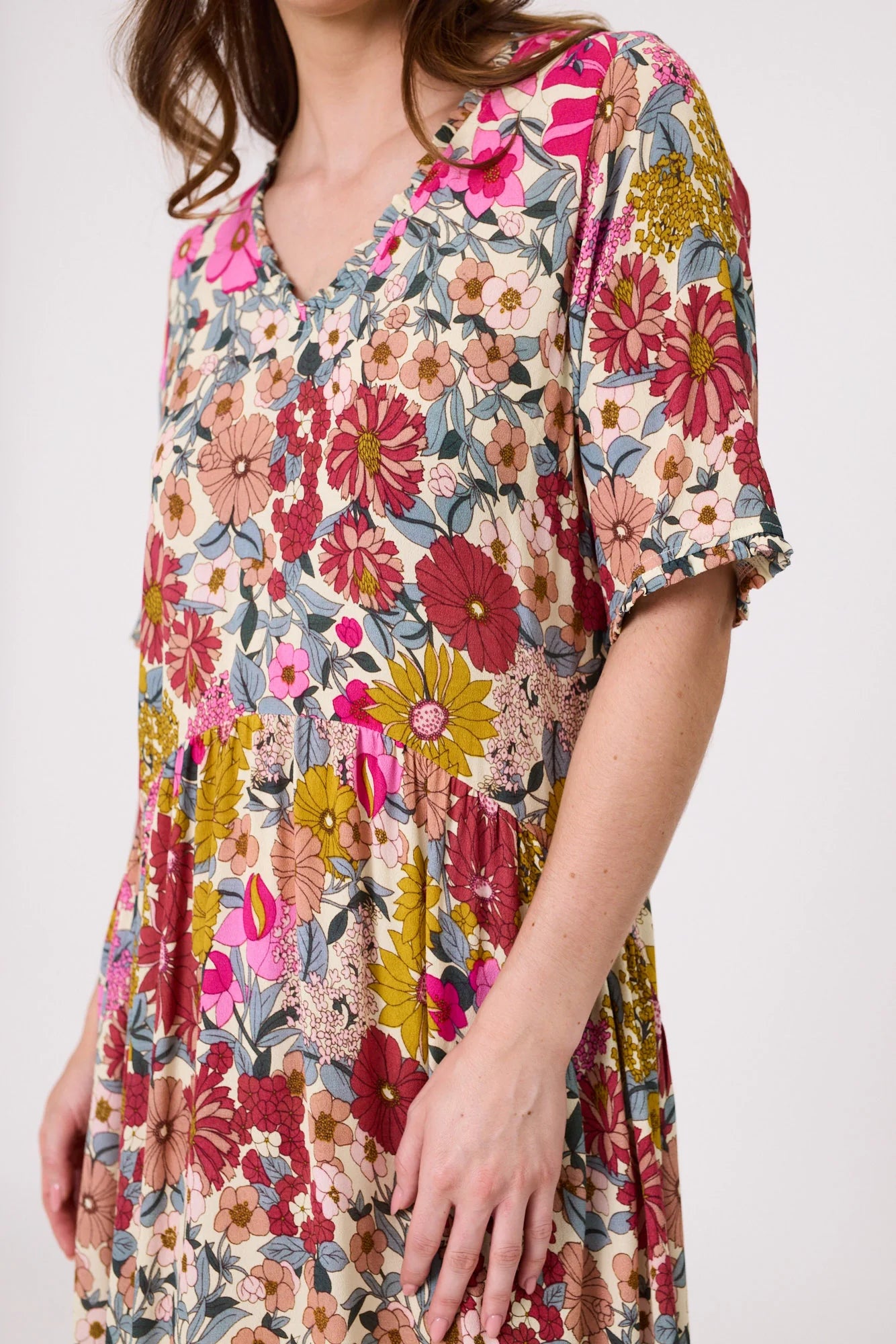 Marissa Dress Garden Print