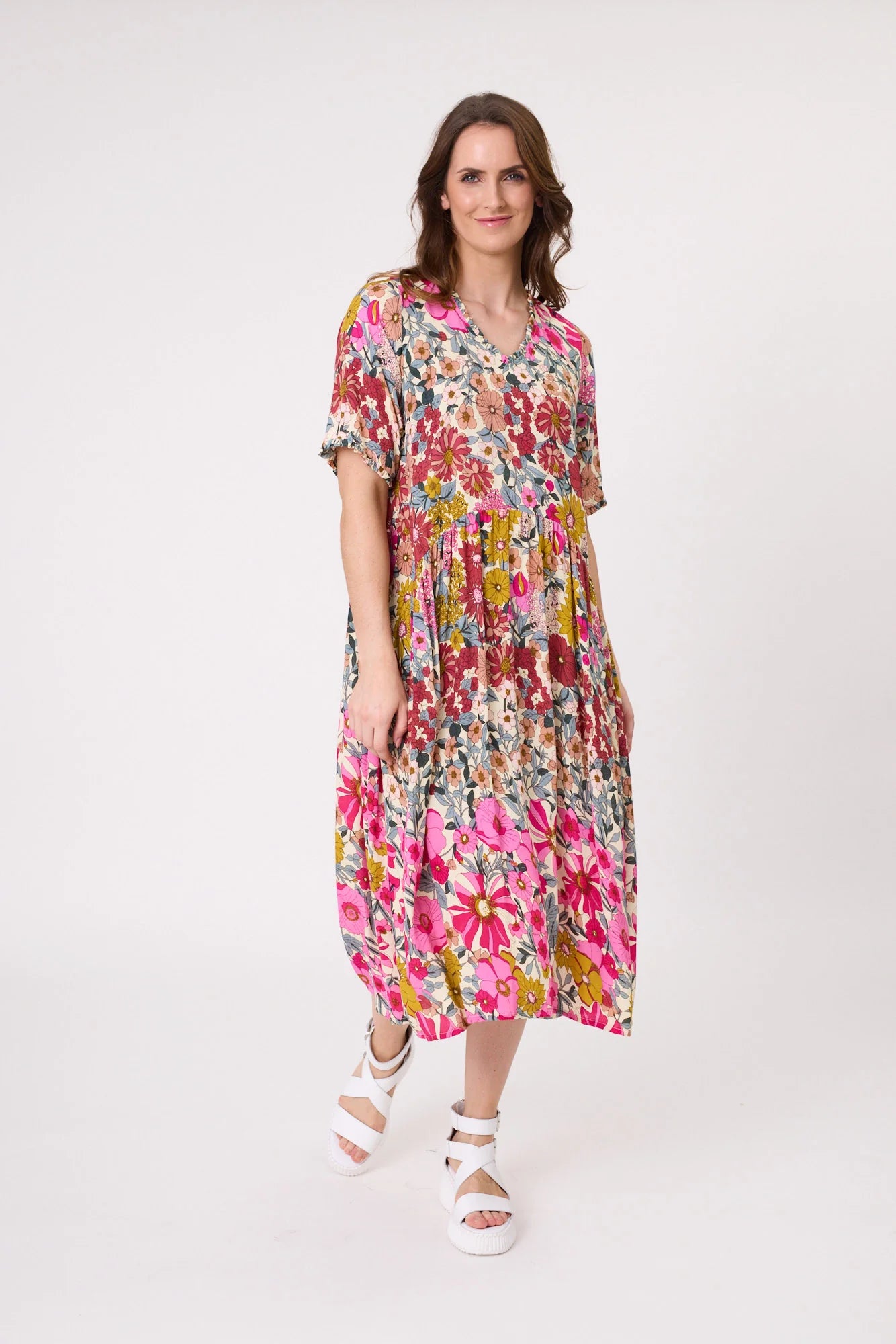 Marissa Dress Garden Print
