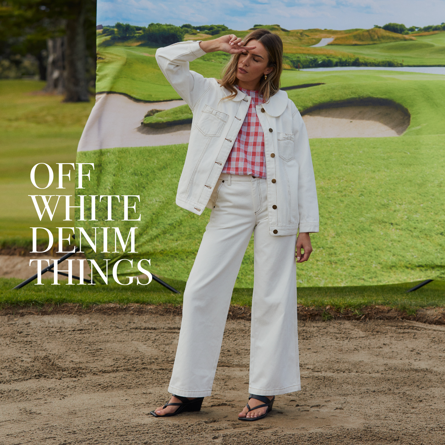 Bowtique Shacket Off White