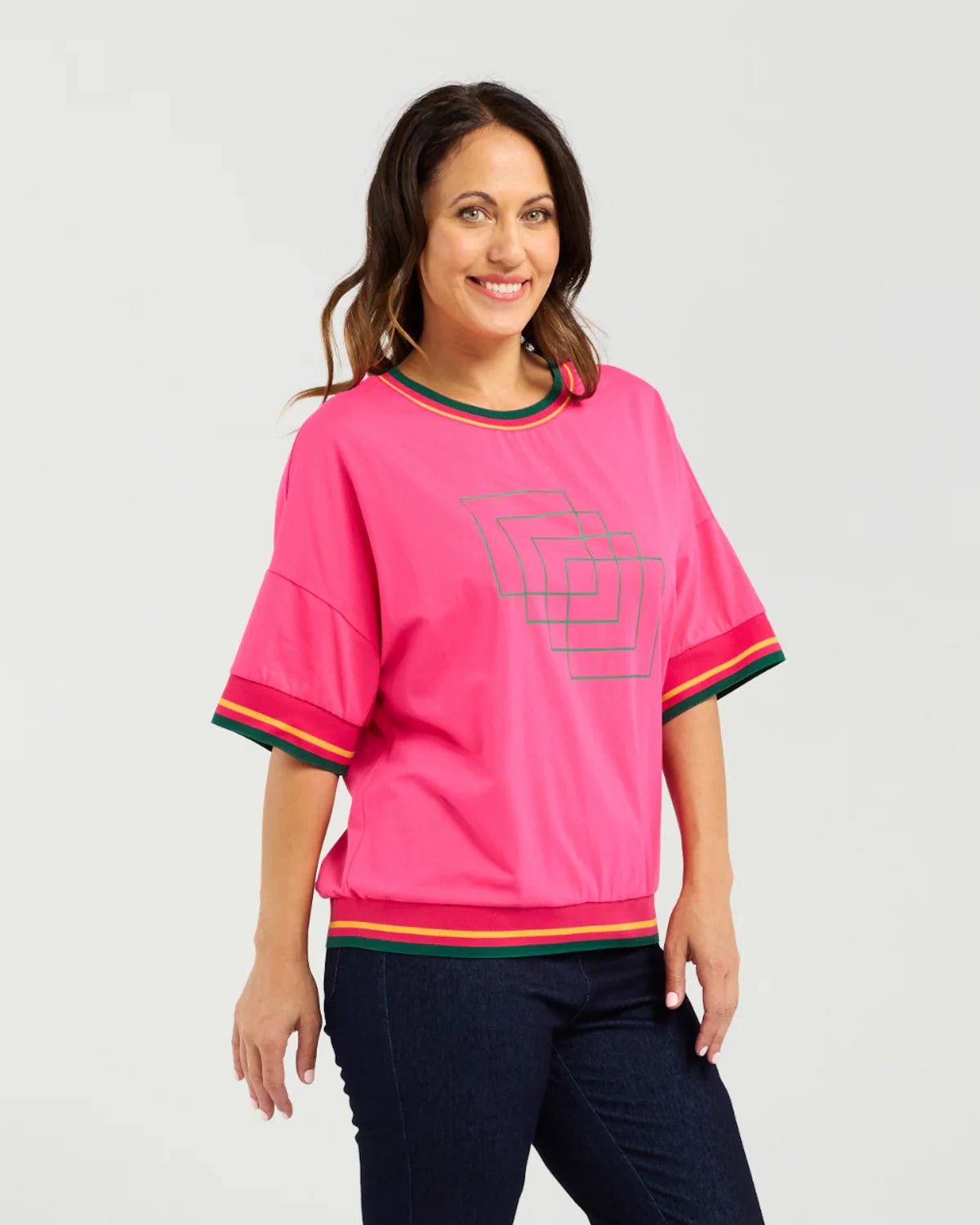 Gemma Top Hot Pink