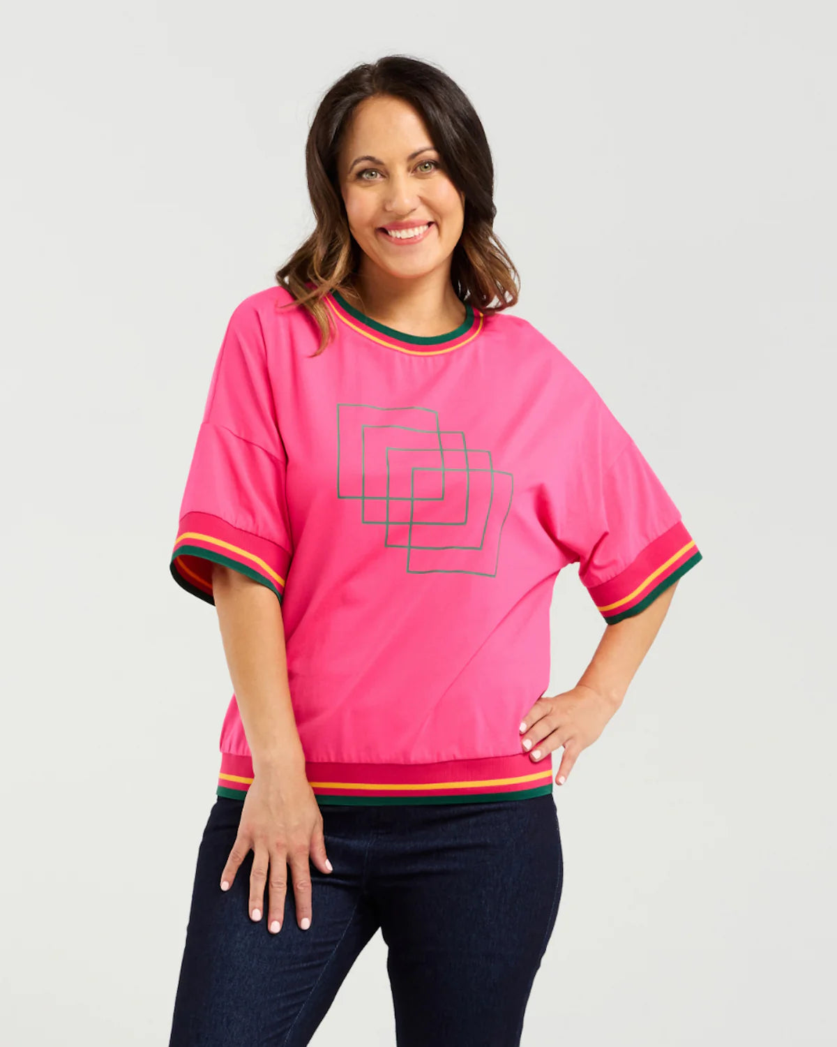Gemma Top Hot Pink