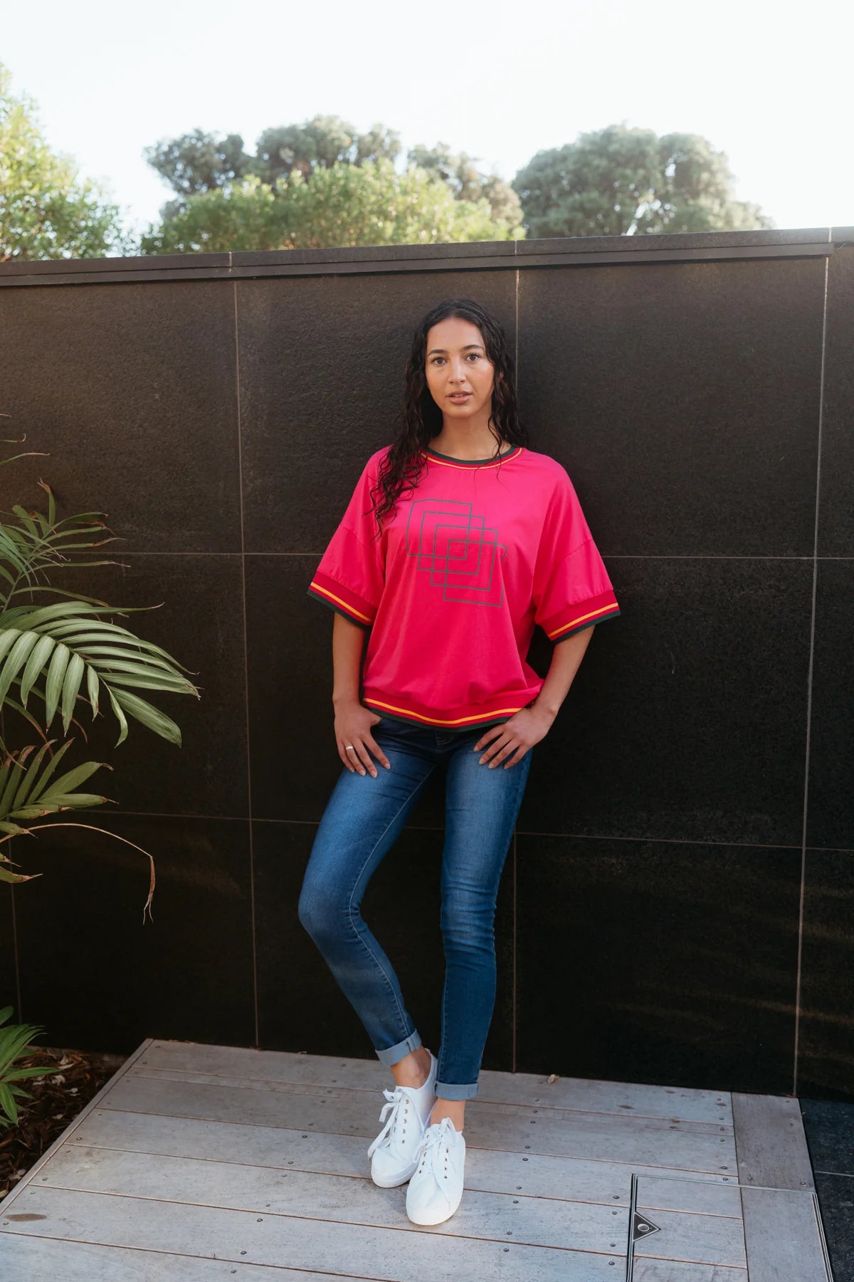 Gemma Top Hot Pink