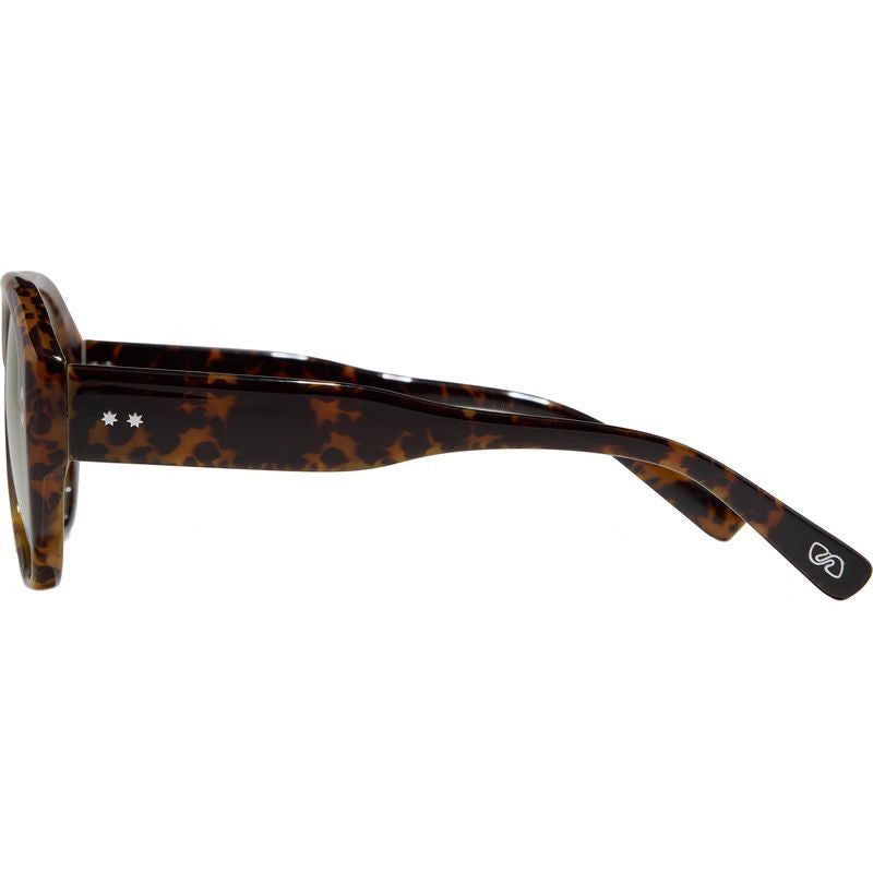 Szade Austin Sunglasses Havana/Lawn Green Lenses