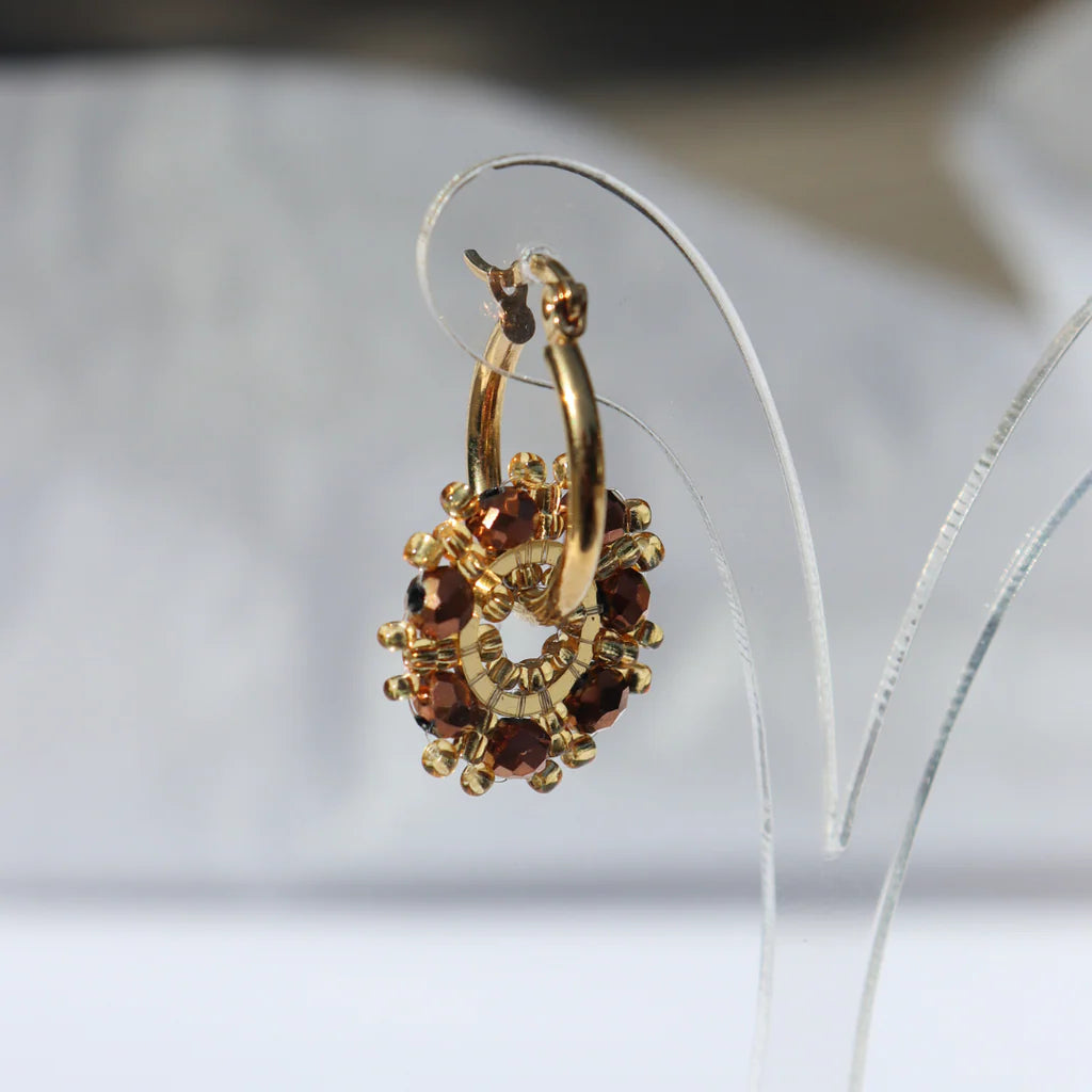 Steel Me Peacock and Bronte Earrings