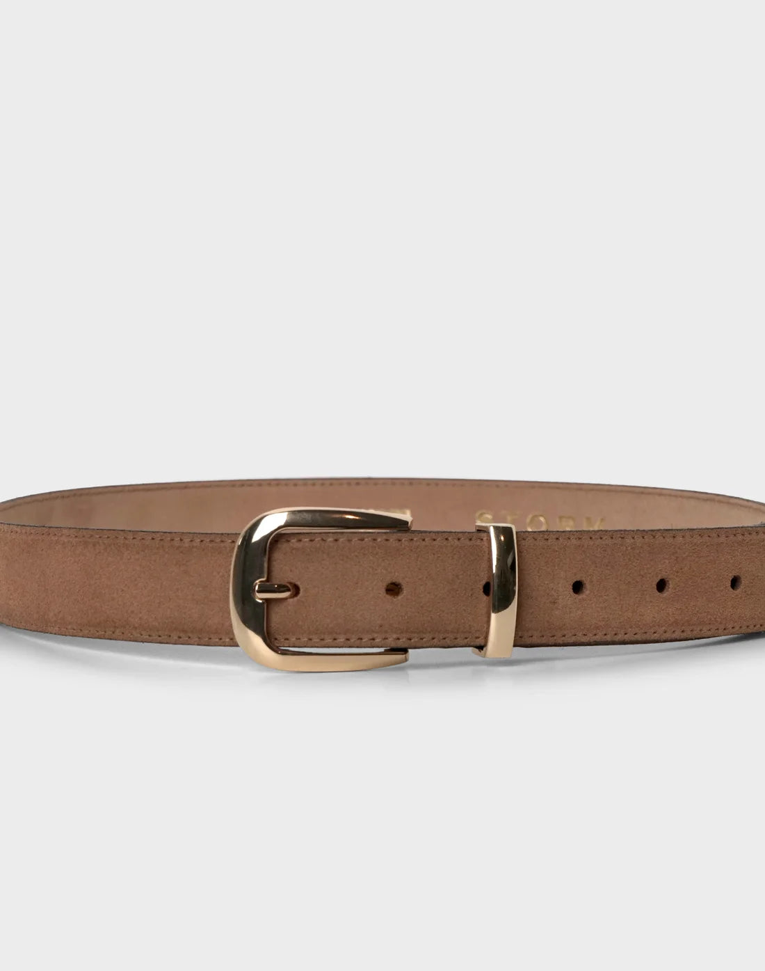 Franca Belt Tan Suede