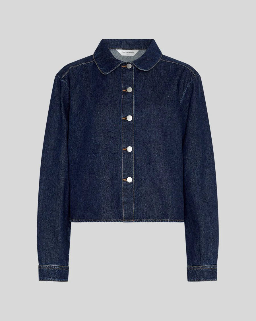 Adna Elena Shirt Dark Blue Wash