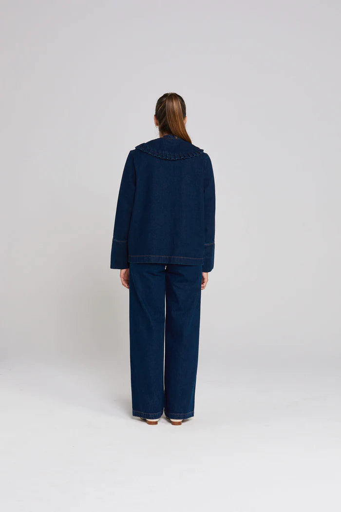 Embark Shacket - Indigo Denim