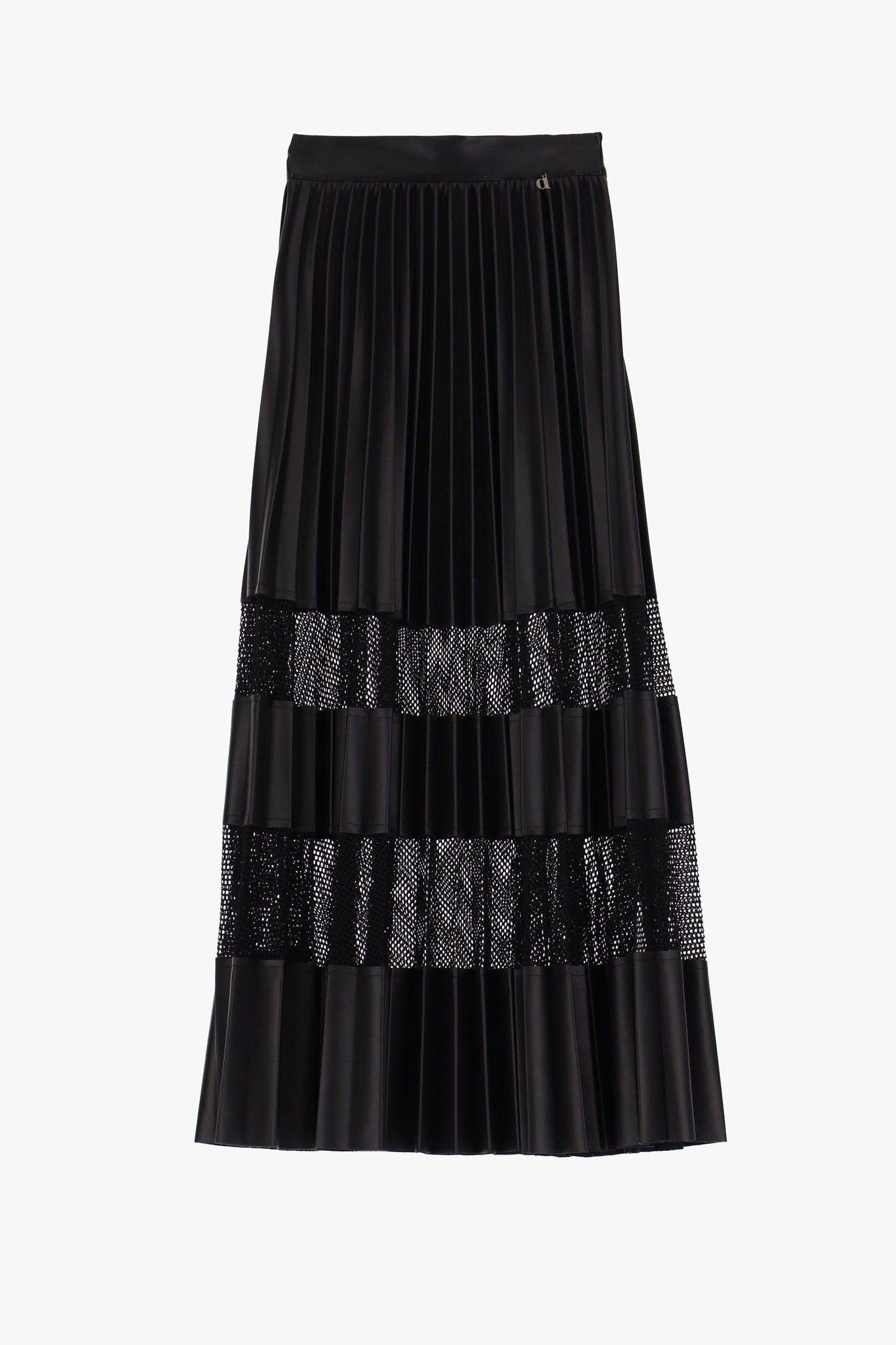 Dixie Black  Pleat Detailed Skirt