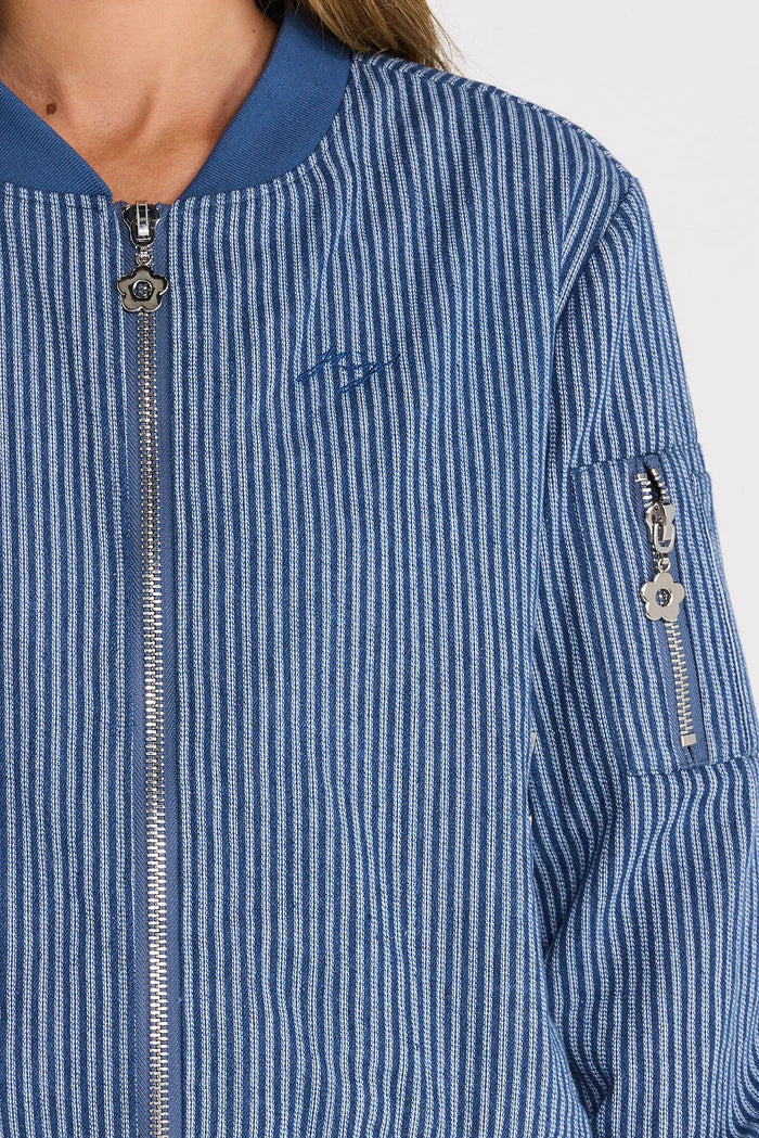 Flight Jacket Skyline Denim