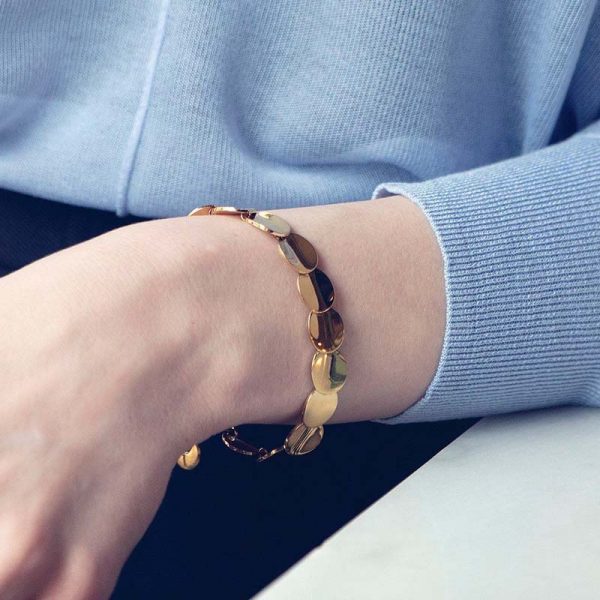 Pebble Bracelet Gold