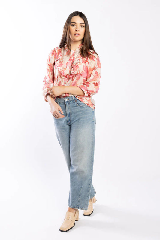 Barrel Leg Jeans | Vintage Blue