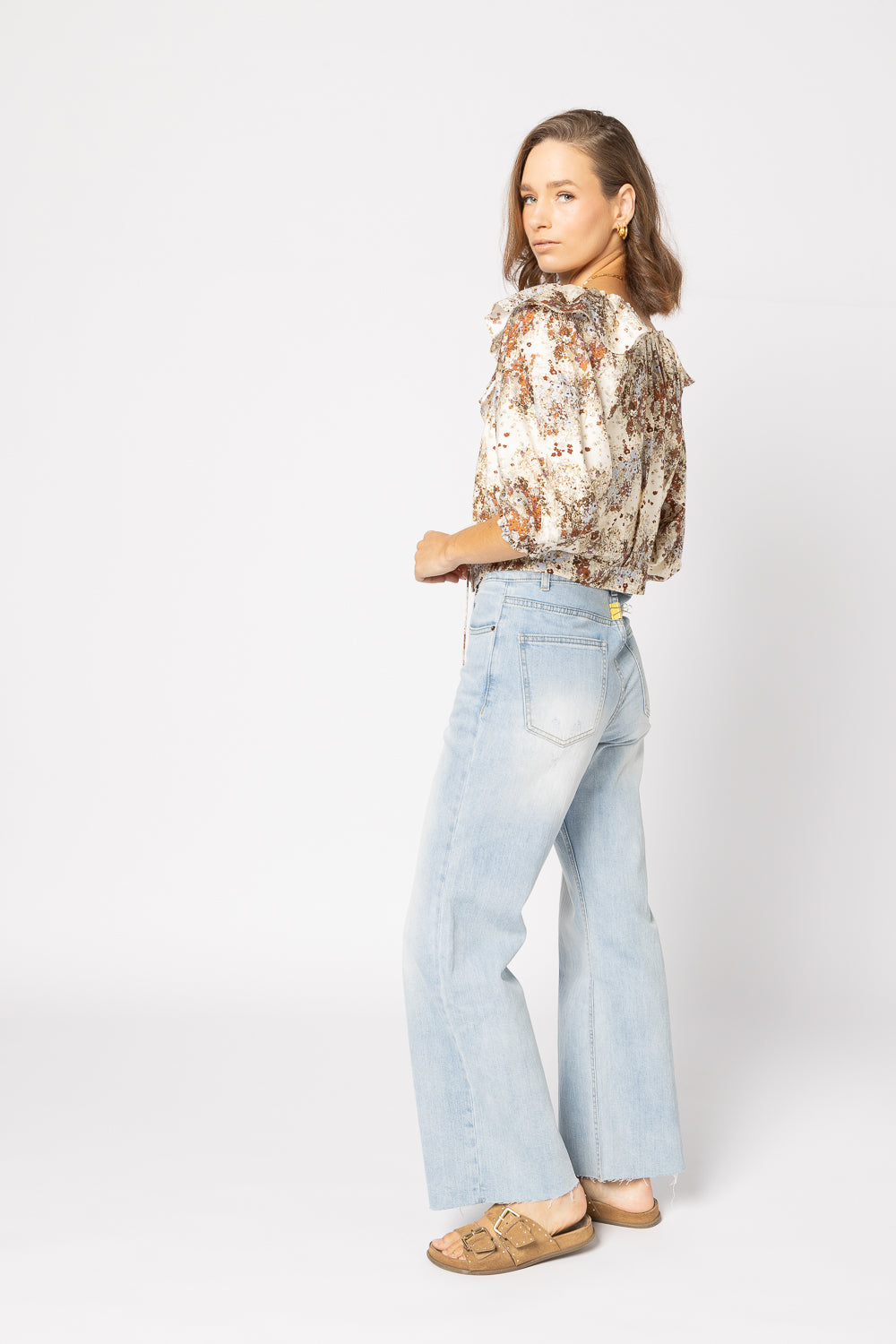 drama the label belle blouse