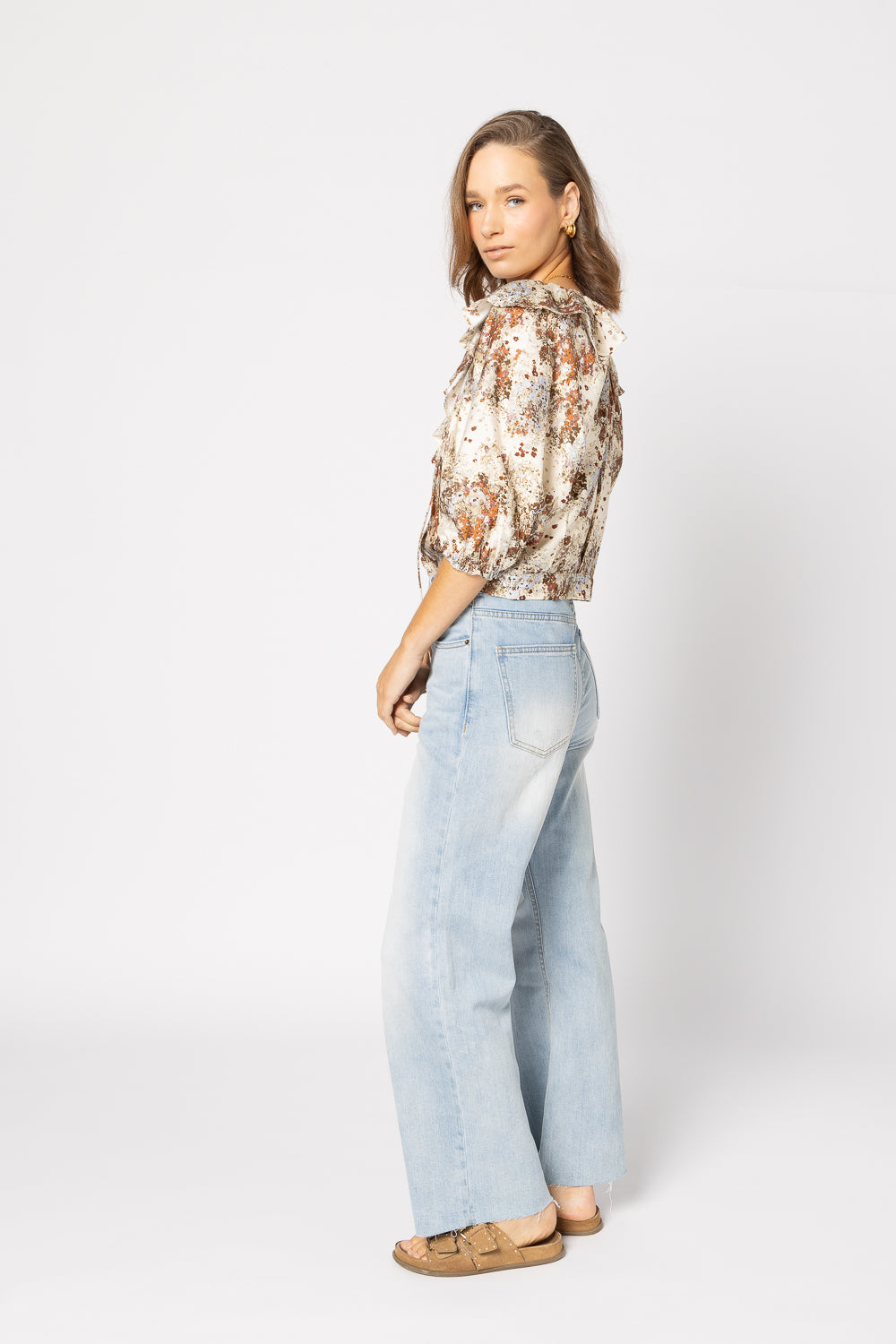 drama the label belle blouse