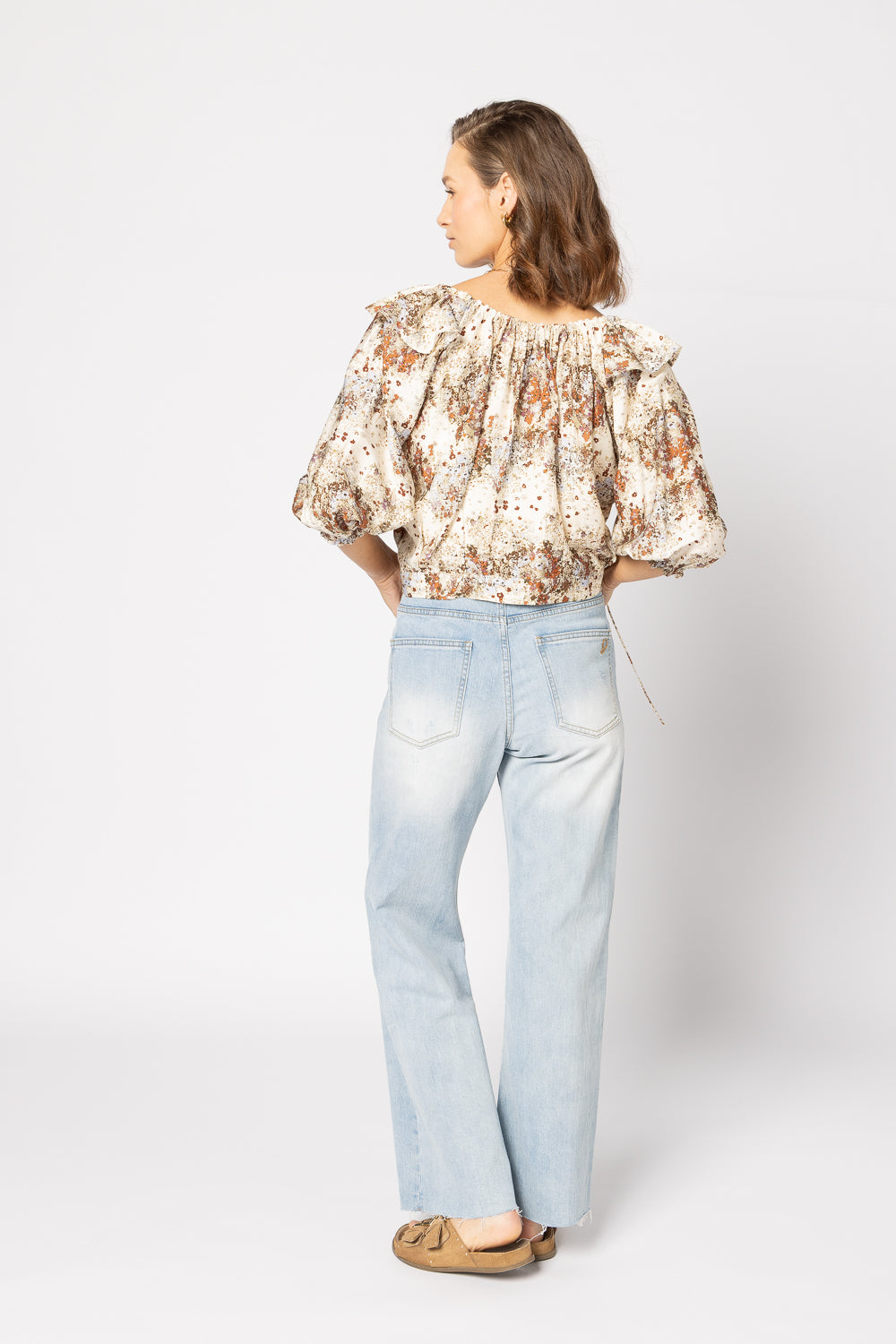 drama the label belle blouse