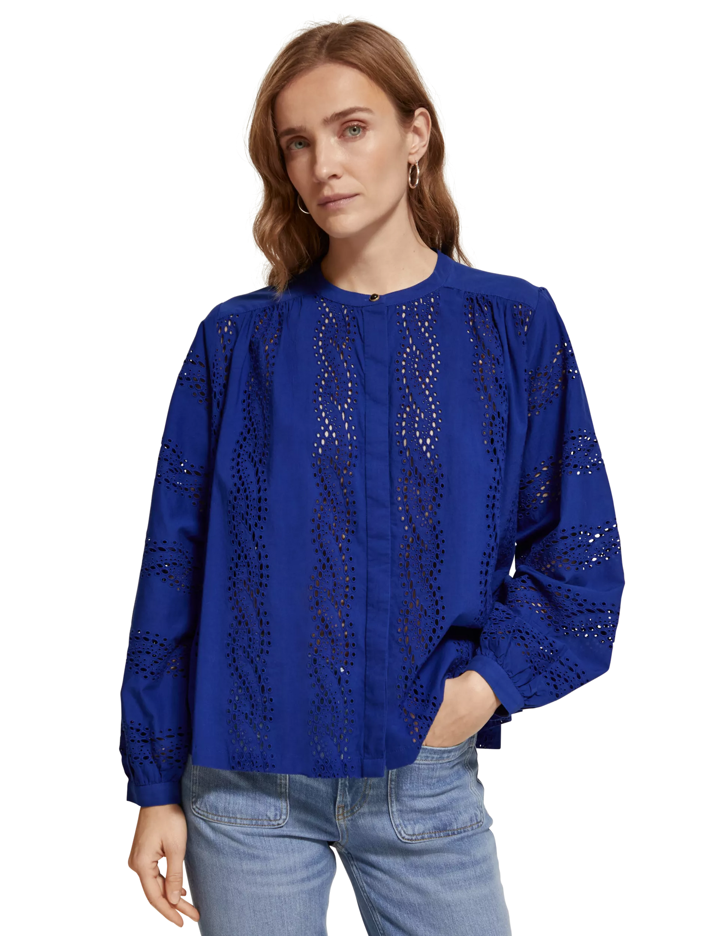 Scotch & Soda Broderie Anglaise Blouse