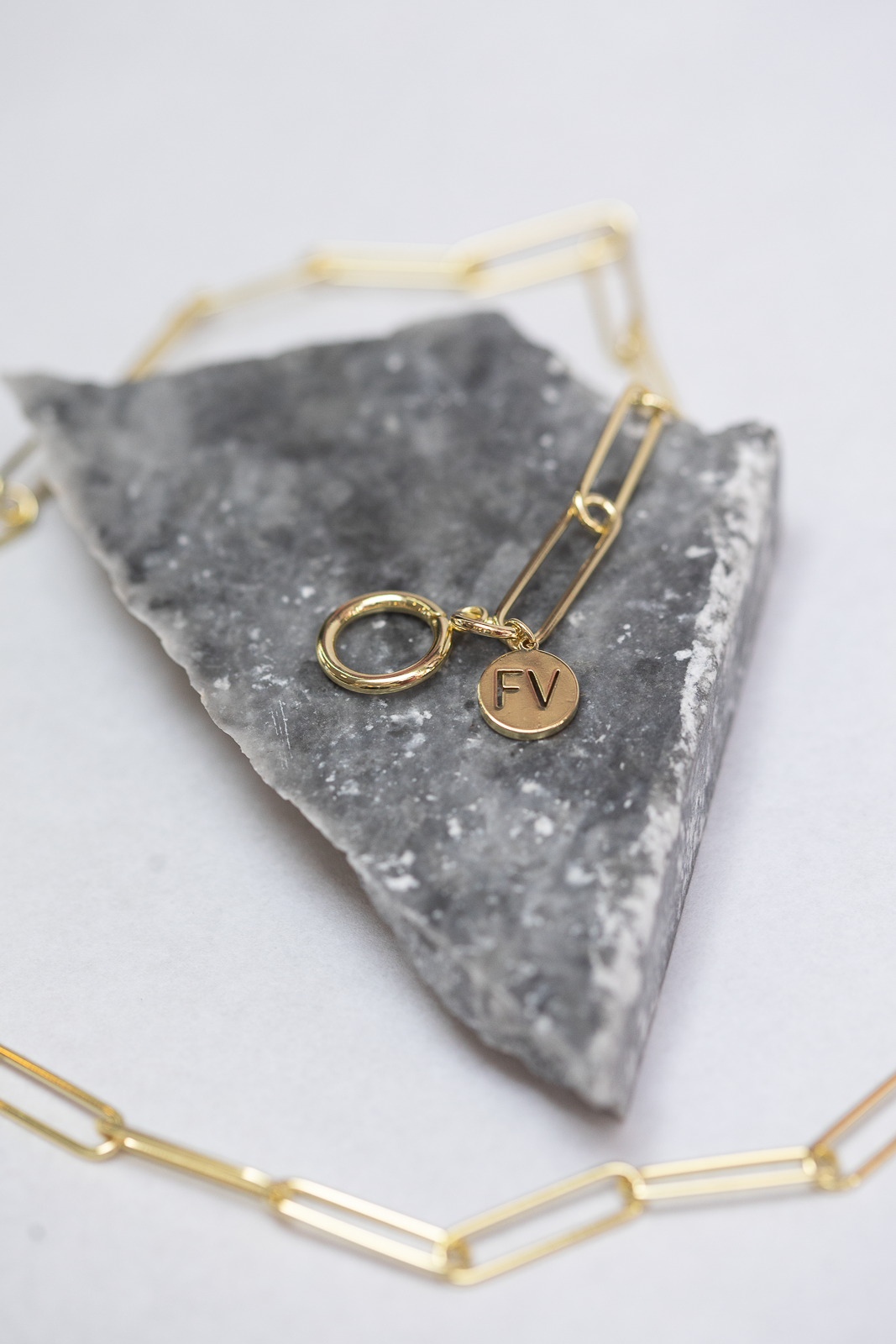 STEEL ME WIDE LINK PAPERCLIP CHAIN NECKLACE