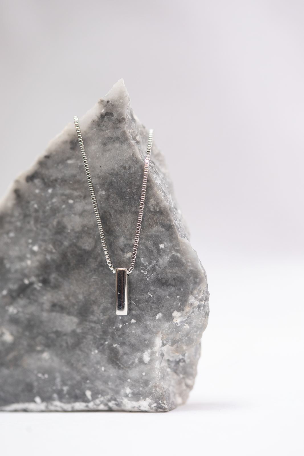 Bar Necklace Steel