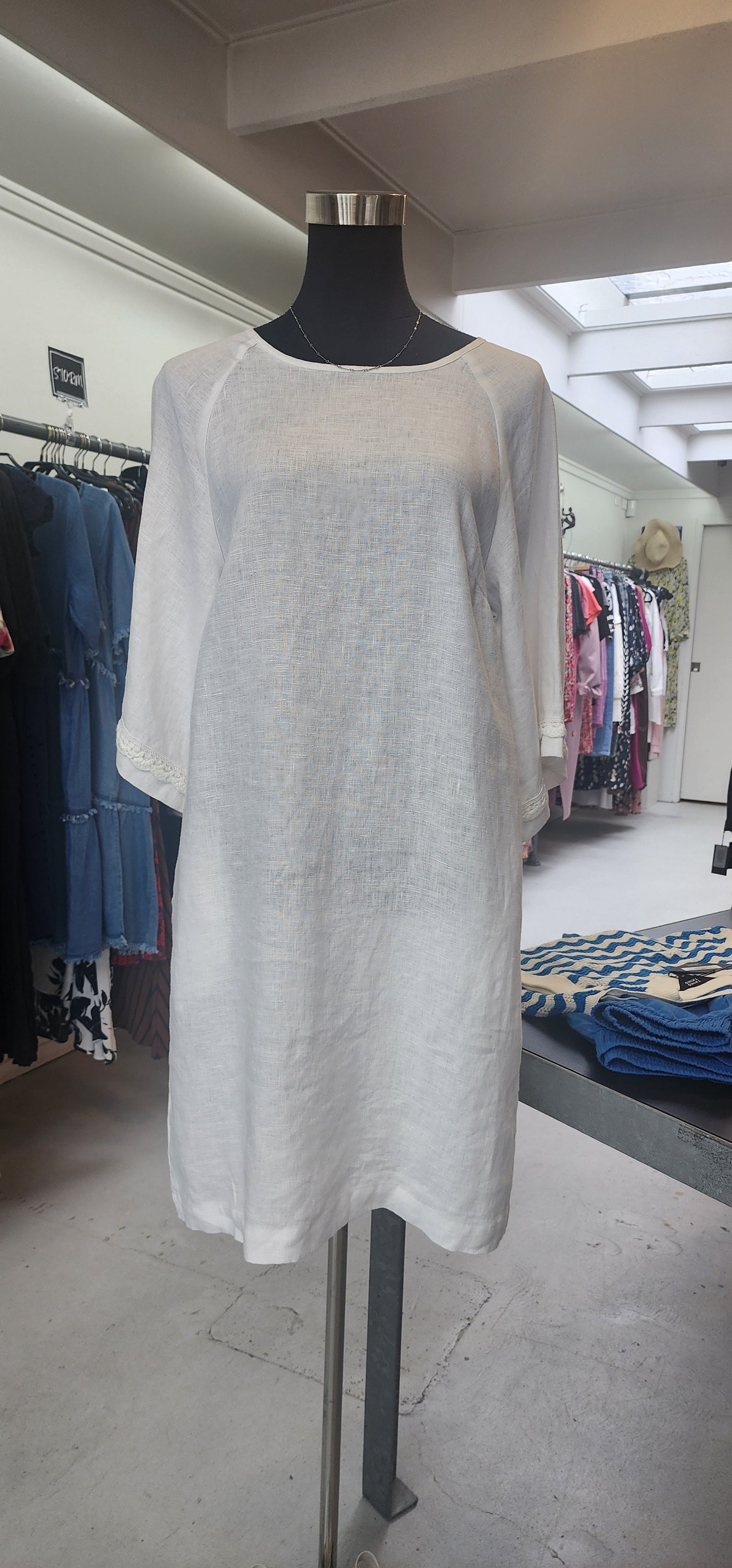 Natural by O & J GA517 white dress