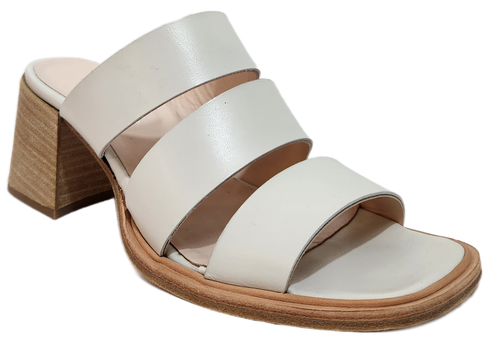 Cinzia Leather Sandal Nude