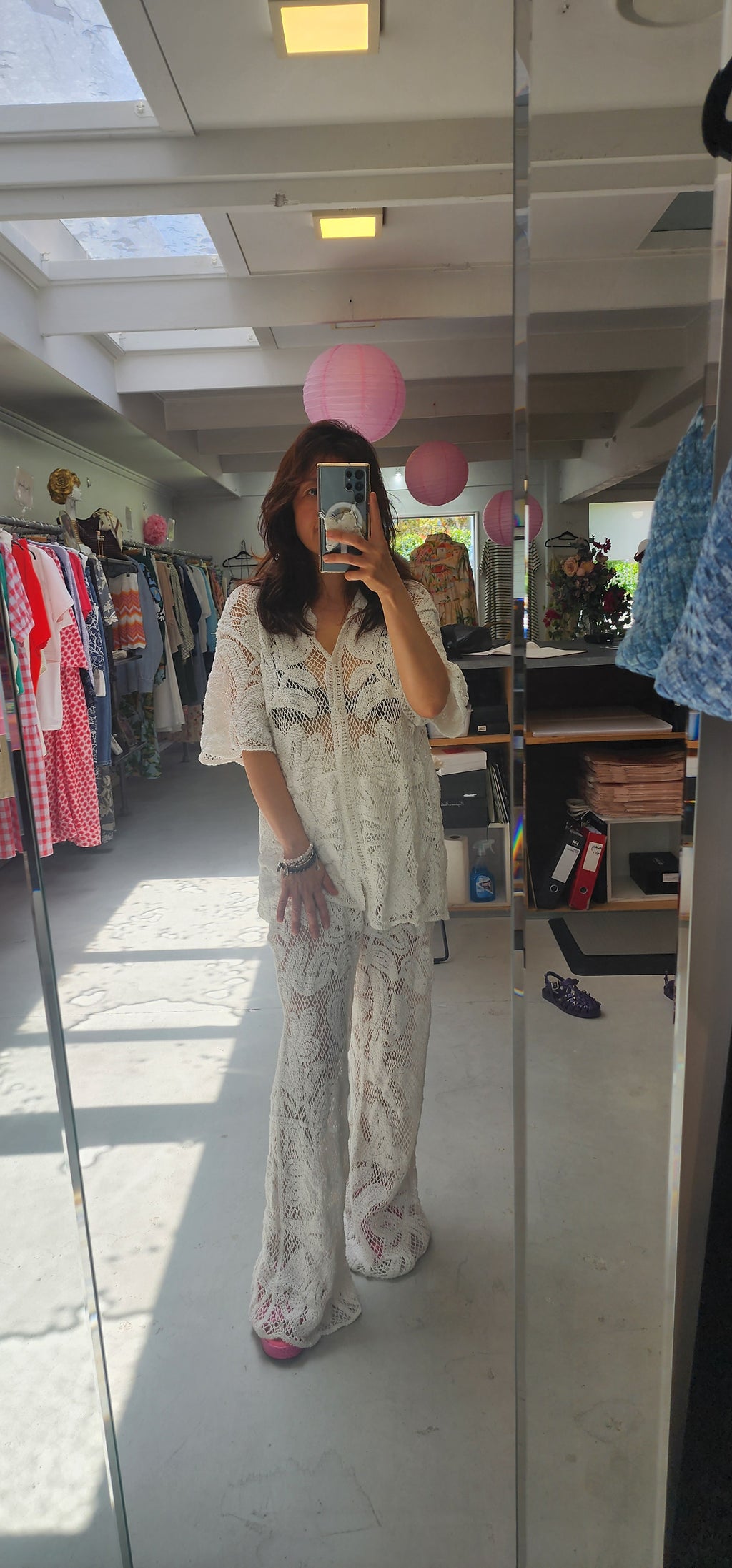 Leisure Set - Crochet White