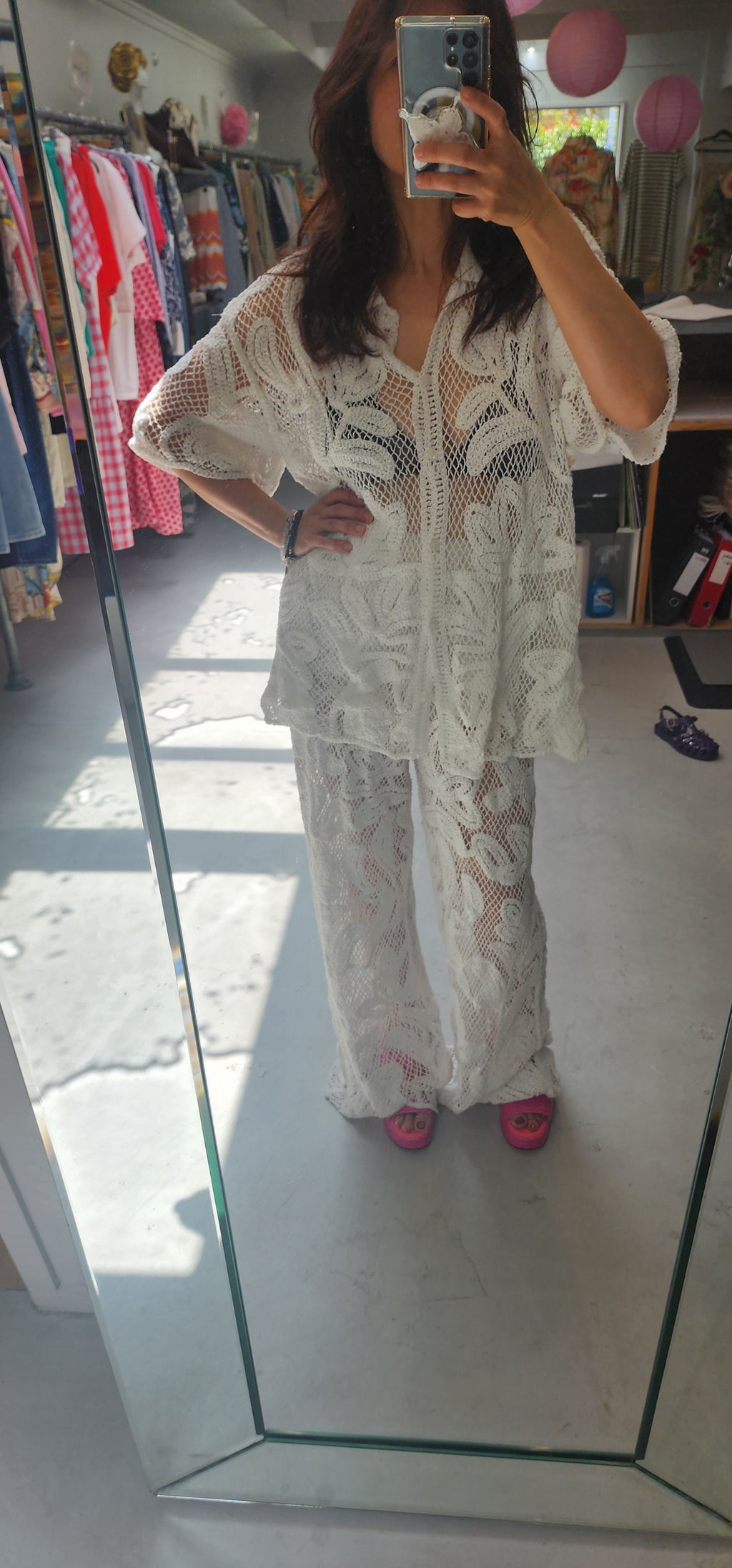 Leisure Set - Crochet White