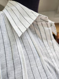 Pinstripe Pleat Shirt
