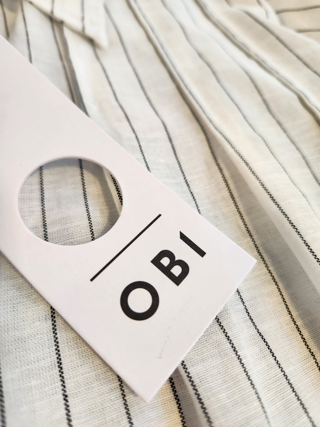 Pinstripe Pleat Shirt