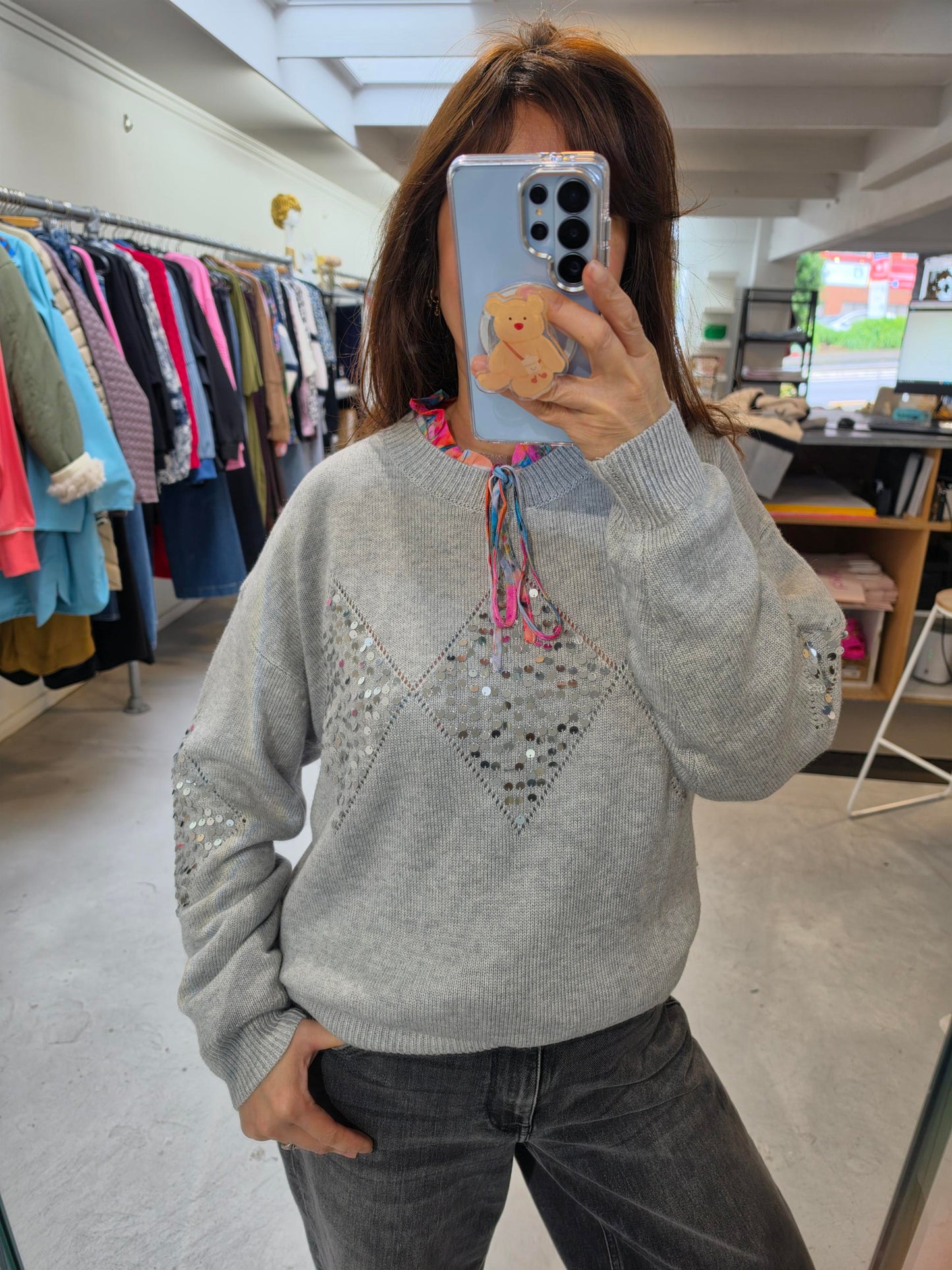 Thea Knit Black or Grey