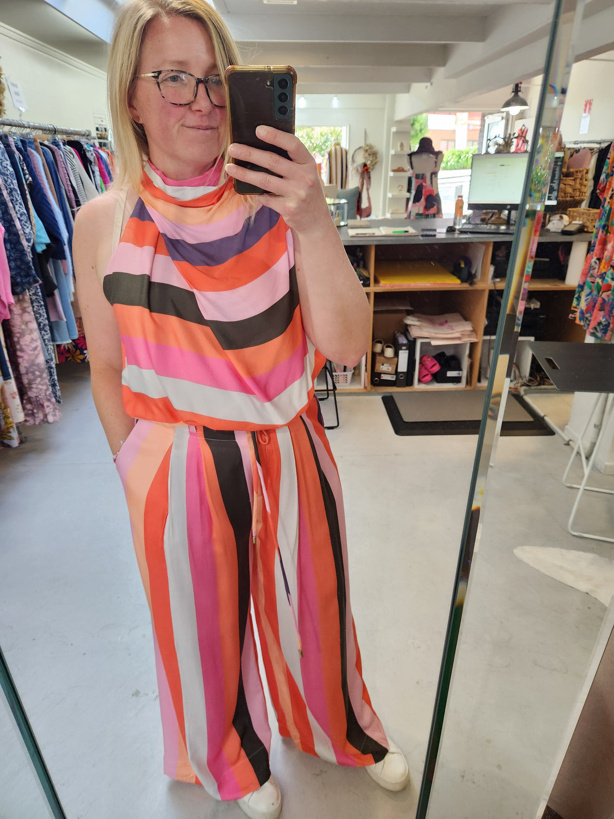 Albers Pants Bright Stripe