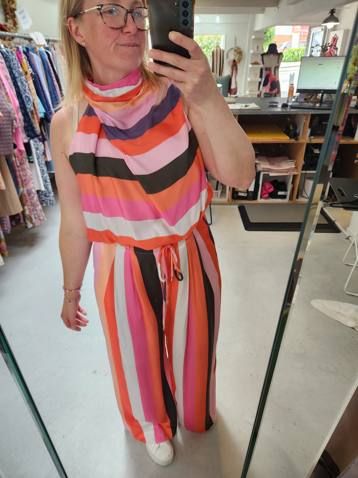 Albers Pants Bright Stripe