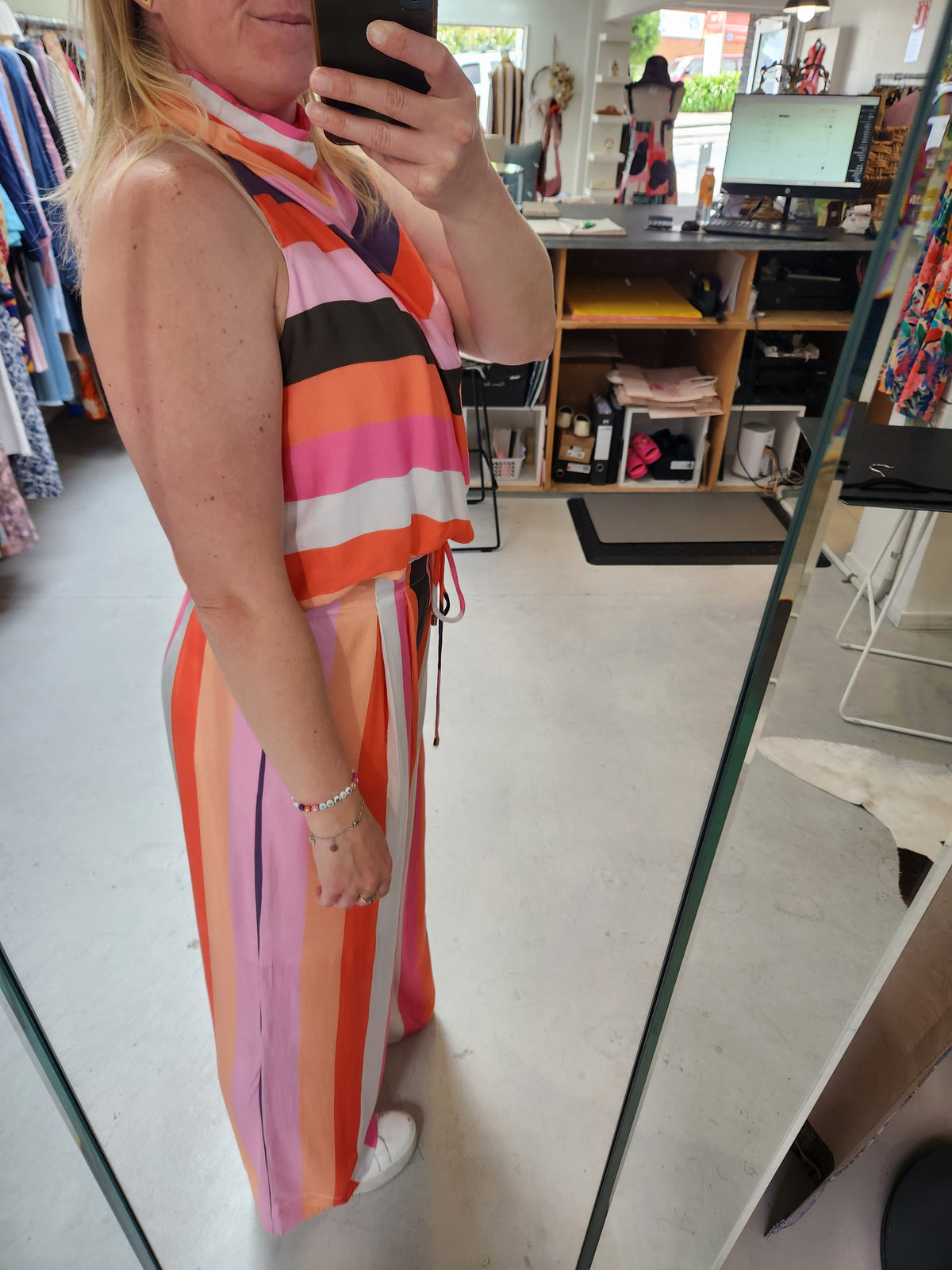 Albers Pants Bright Stripe