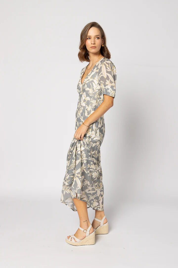 Drama the Label Reflect Dress Dusk Floral